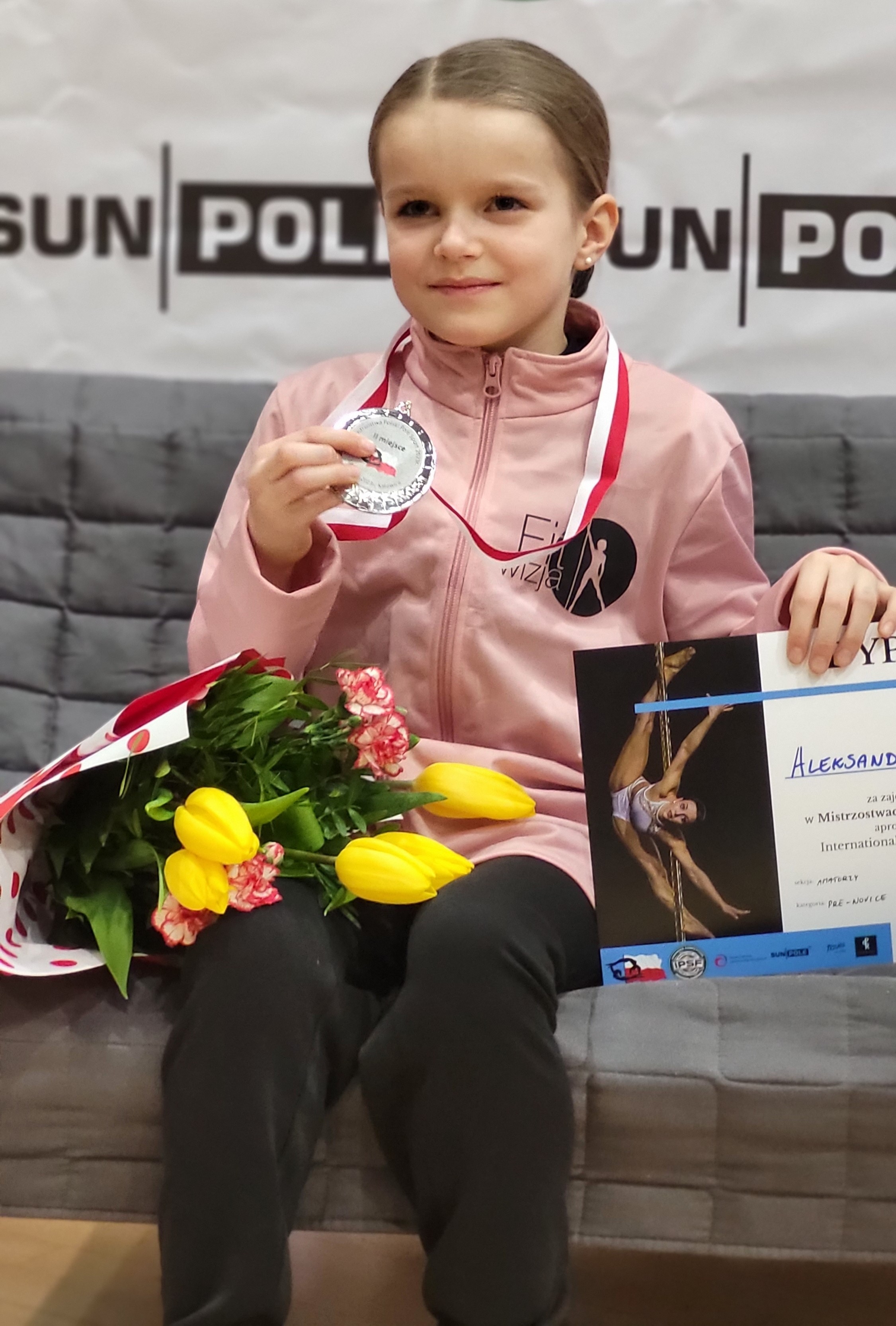 Fot. materiały Fit Wizja Gliwice Aleksandra Czajka z nagrodami