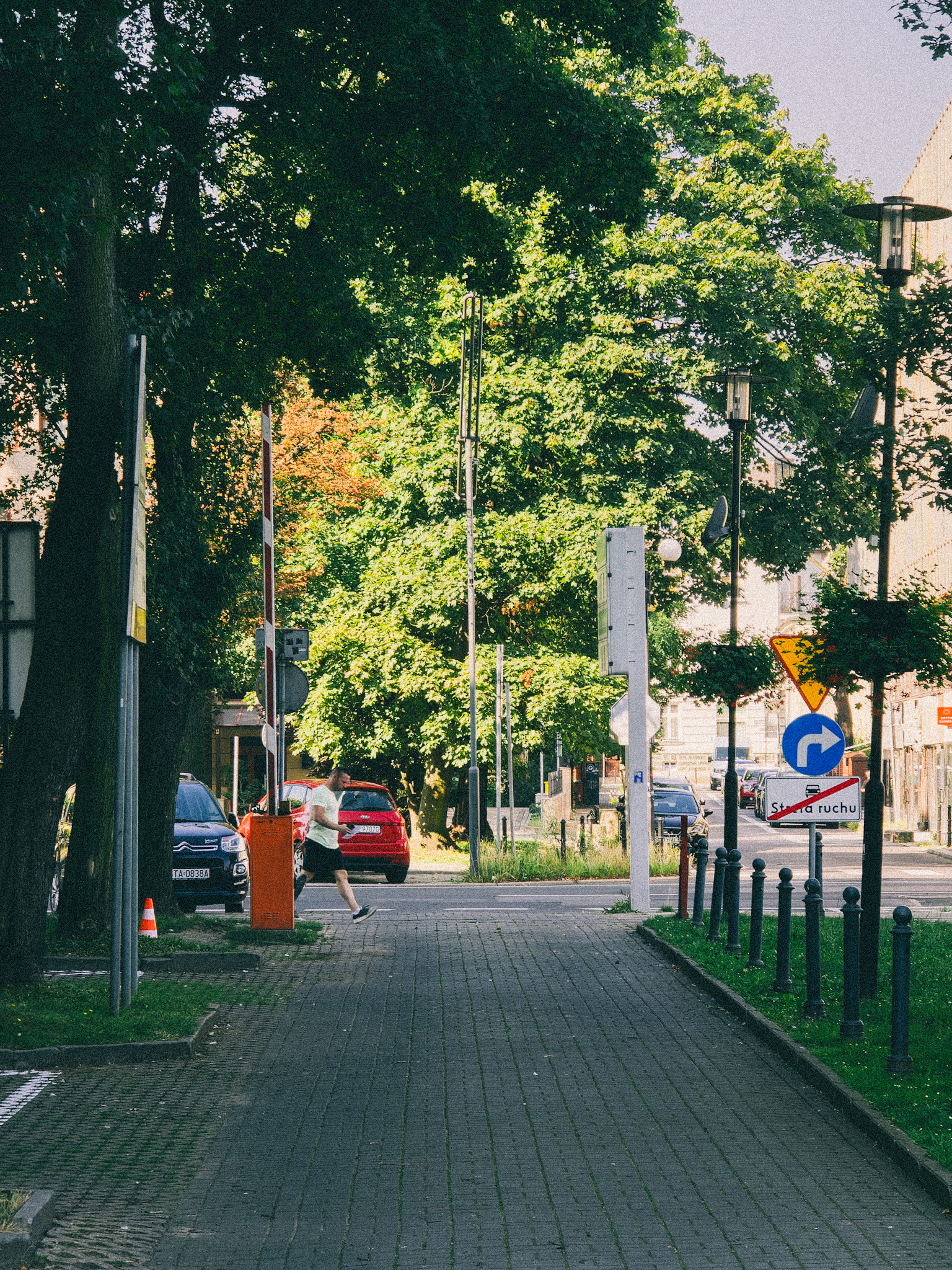 Fot. M. Baranowski/UM Gliwice Fragment drogi za urzędem miejskim