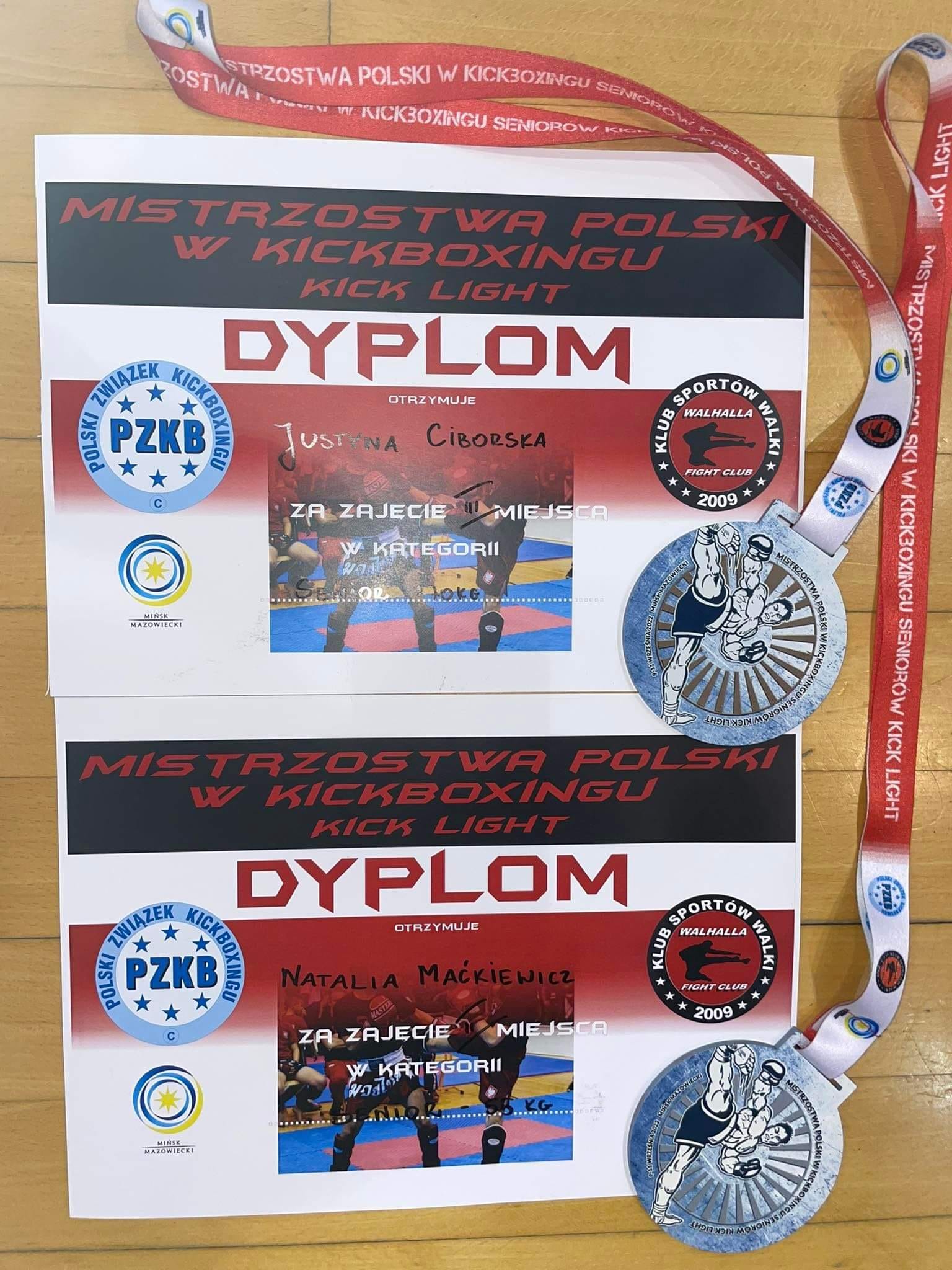 fot. Najemnik Gliwice dyplomy zawodniczek