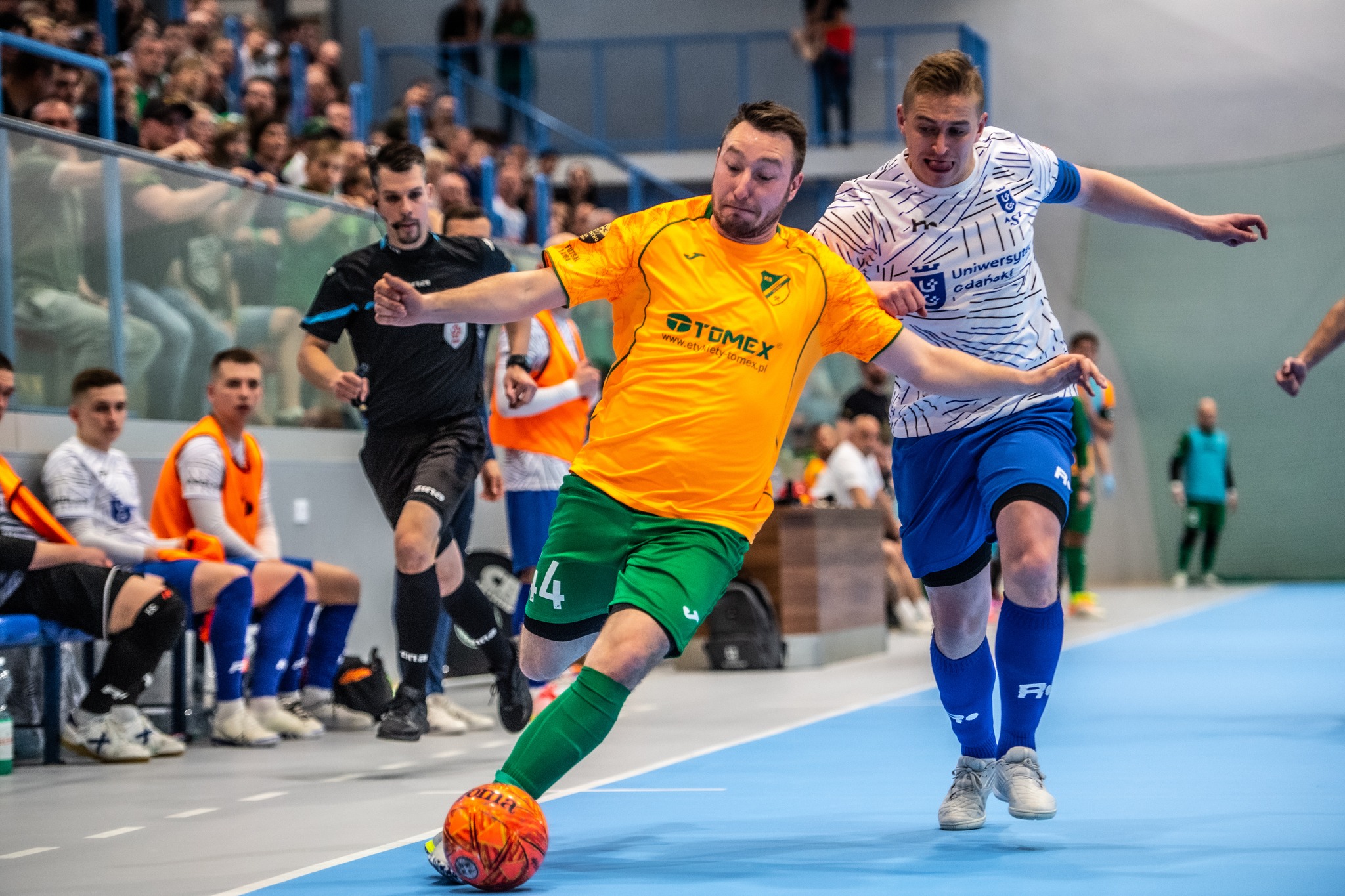 Fot. K. Kuroń/ KS Sośnica Gliwice Zawodnicy podczas meczu
