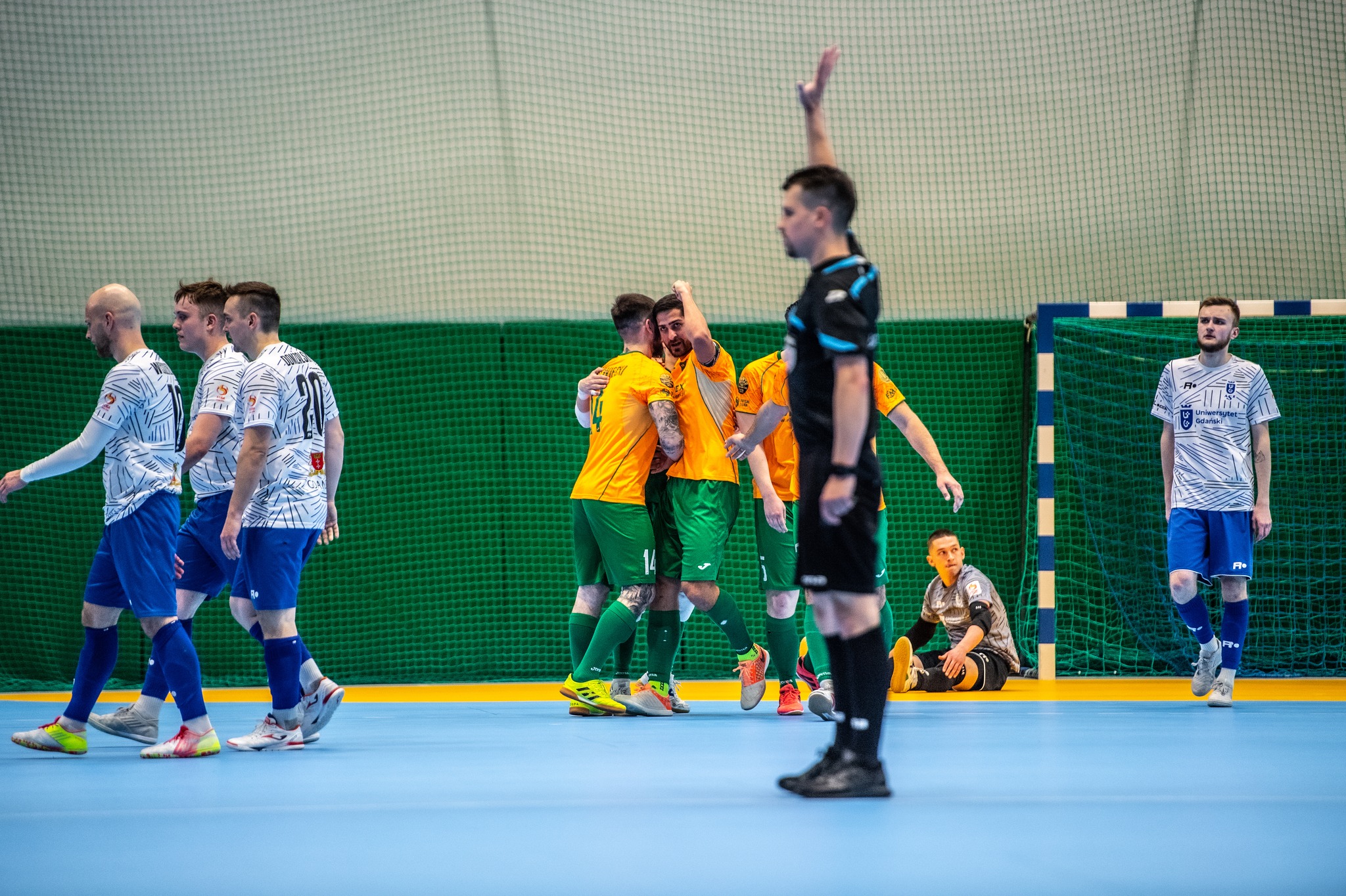 Fot. K. Kuroń/ KS Sośnica Gliwice Zawodnicy podczas meczu