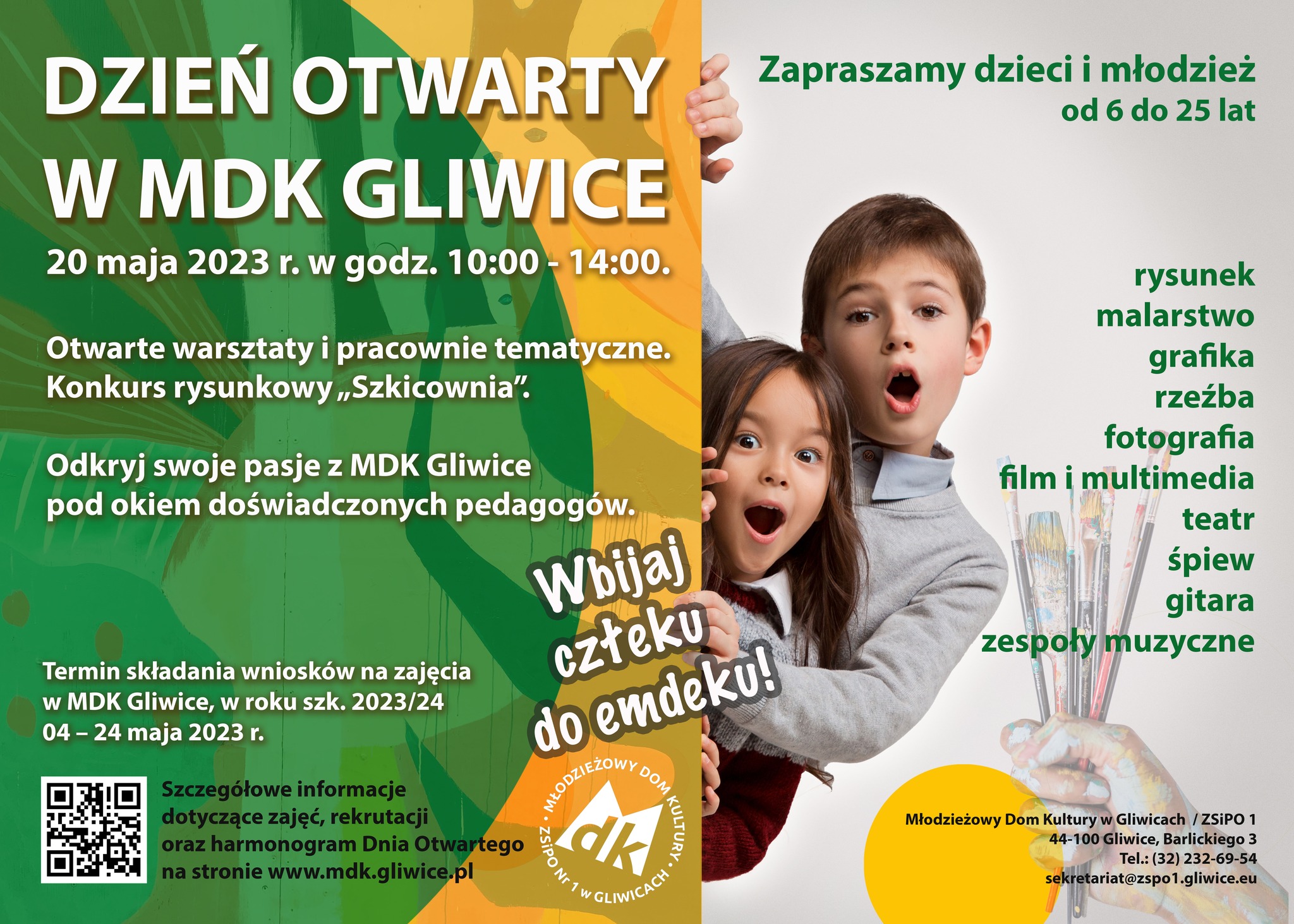 Graf. materiały organizatora Plakat promujący wydarzenie