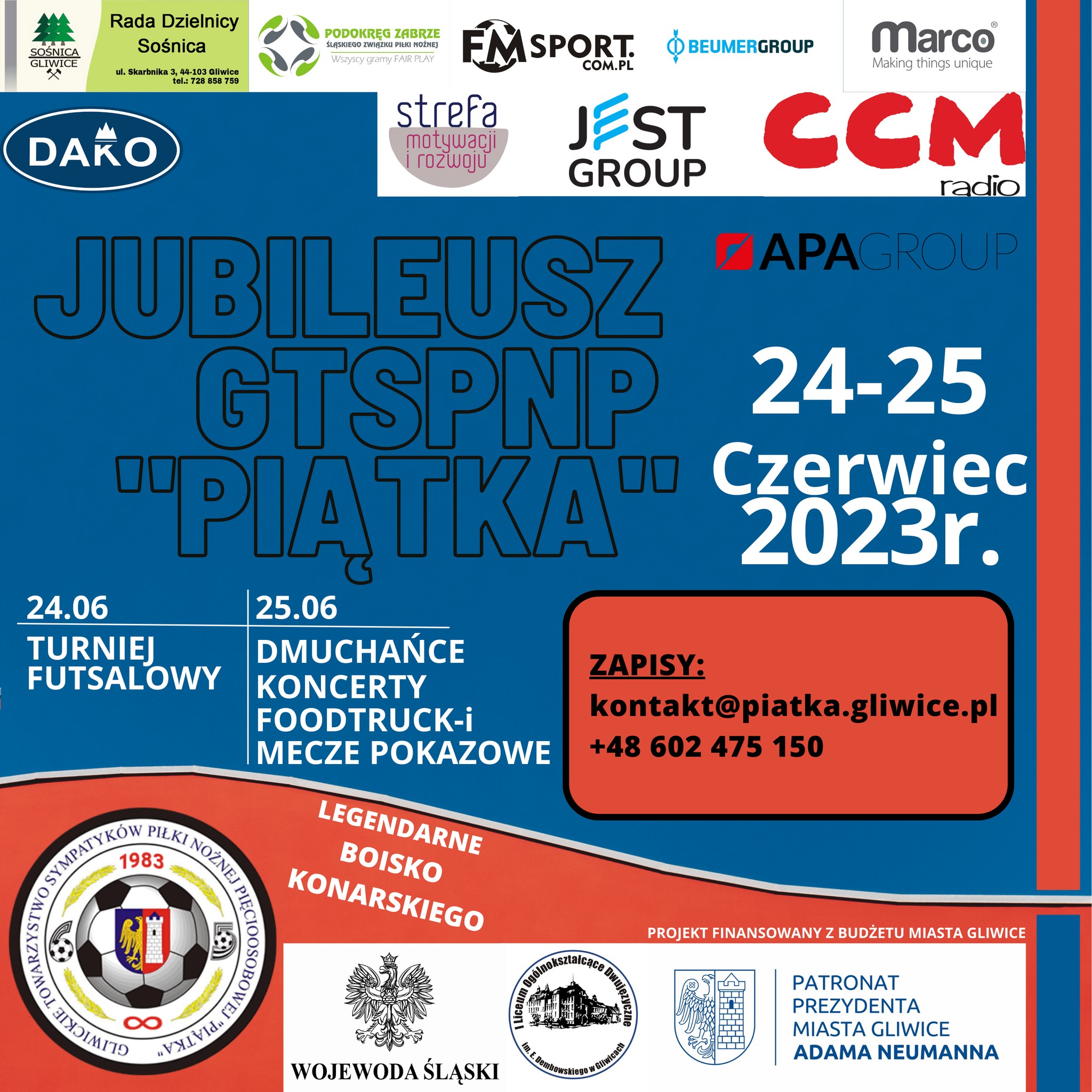 Graf. materiały organizatora Plakat promujący wydarzenie