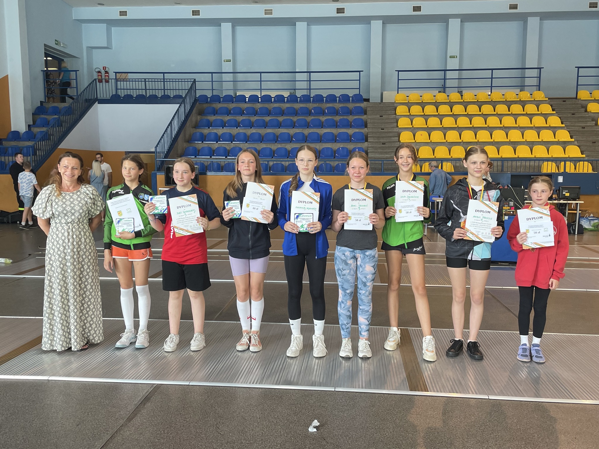 Fot. Szermierze Piasta Gliwice/Facebook Zawodniczki Piasta z dyplomami