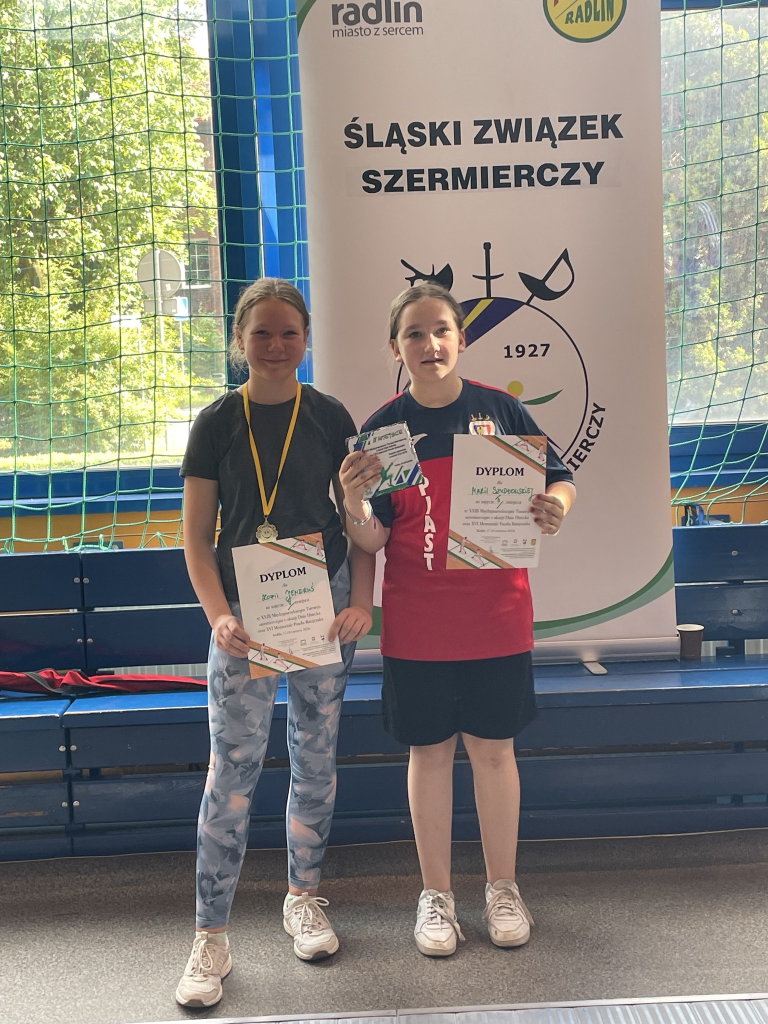 Fot. Szermierze Piasta Gliwice/Facebook Maria Szydłowska i Zofia Jędruś