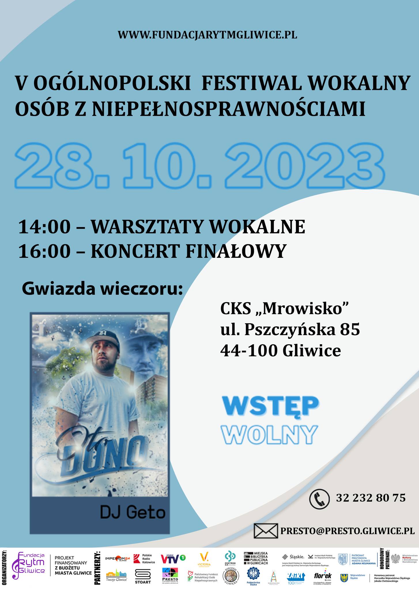 Graf. mat. organizatora Plakat promujący wydarzenie