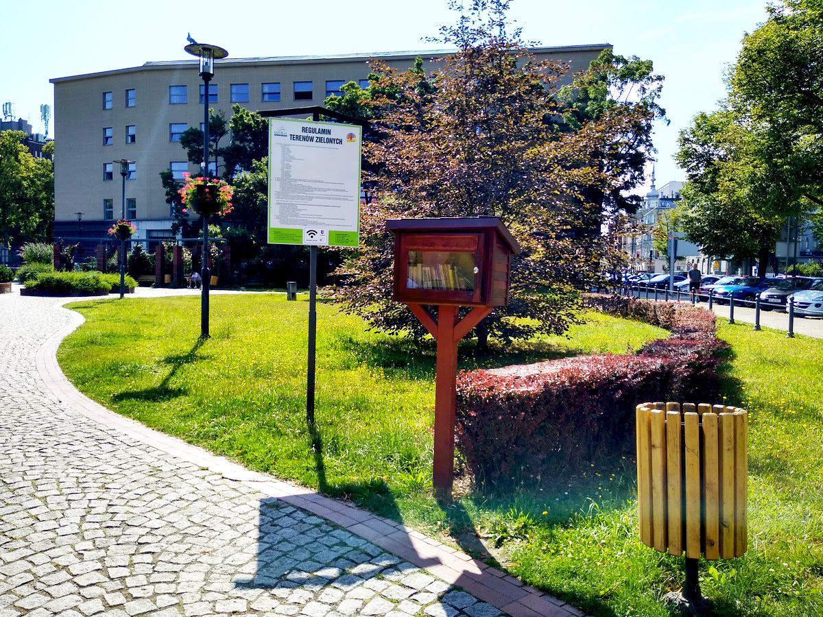 Fot. M.Foltyn/UM Gliwice budka z ksiązkami