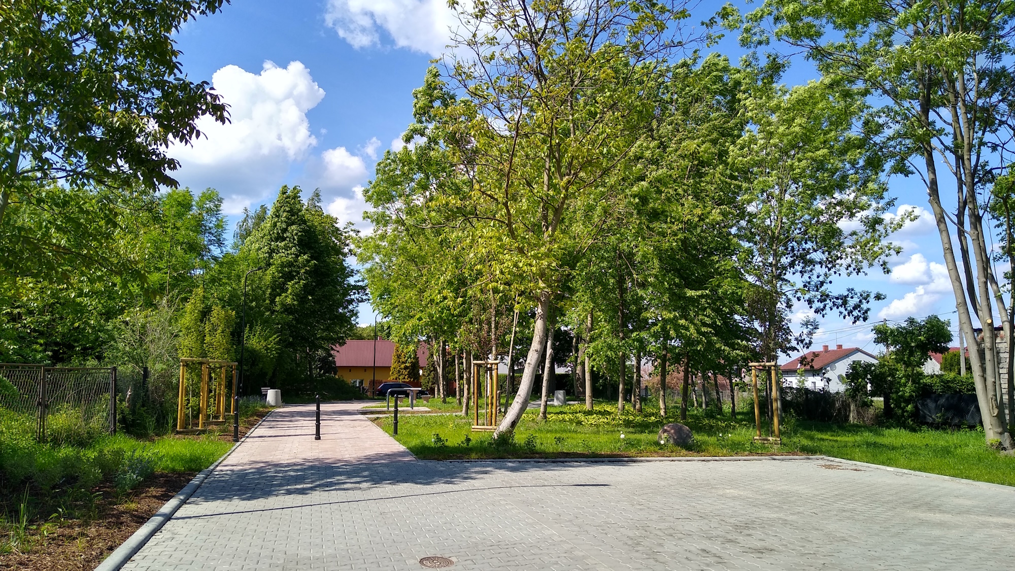 Fot. M.Foltyn/UM Gliwice park kieszonkowy na wyremontowanym łączniku w Ostropie