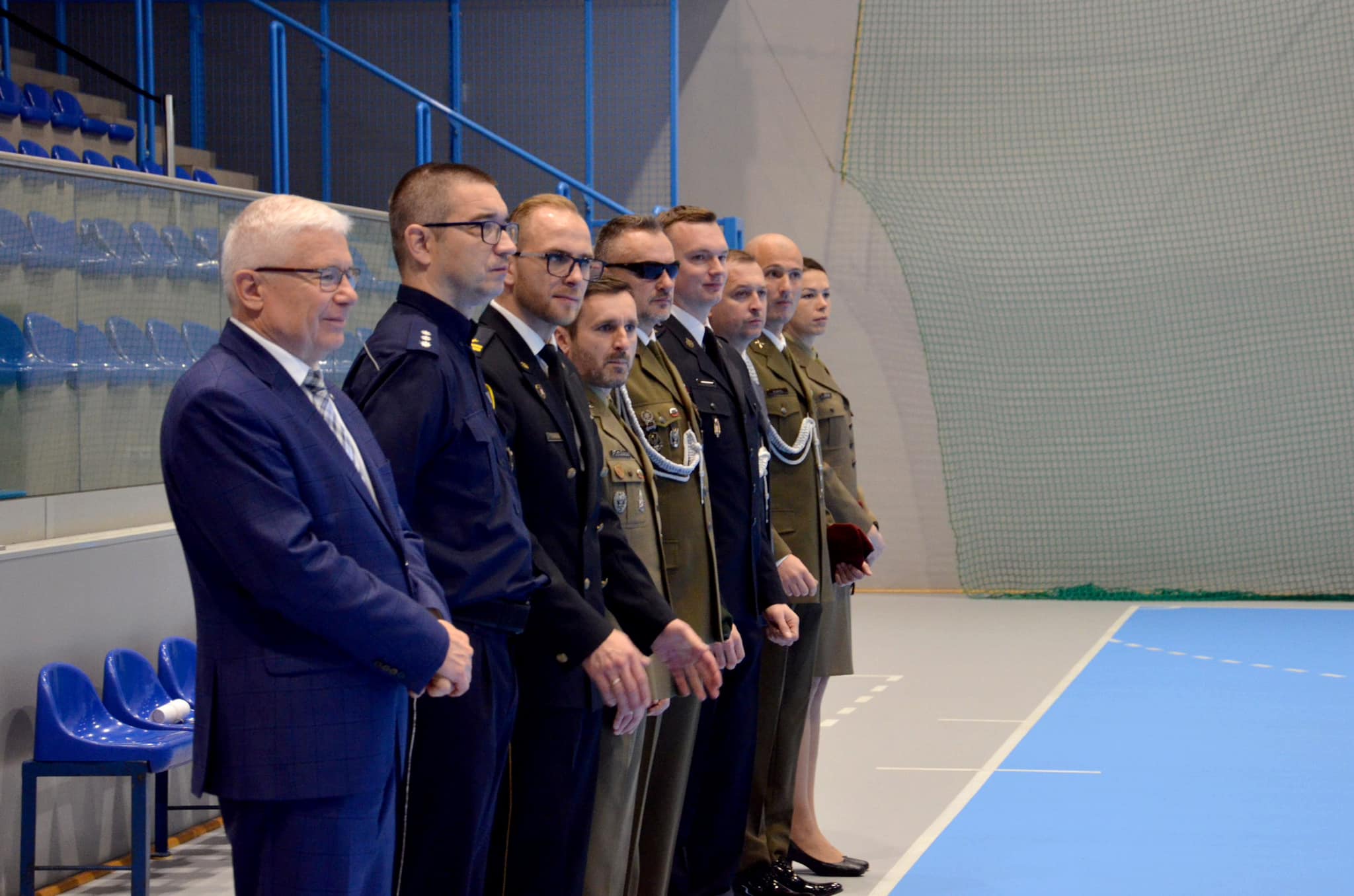 Fot. materiały organizatorów prezydent Gliwic i przedstawiciele służb mundurowych