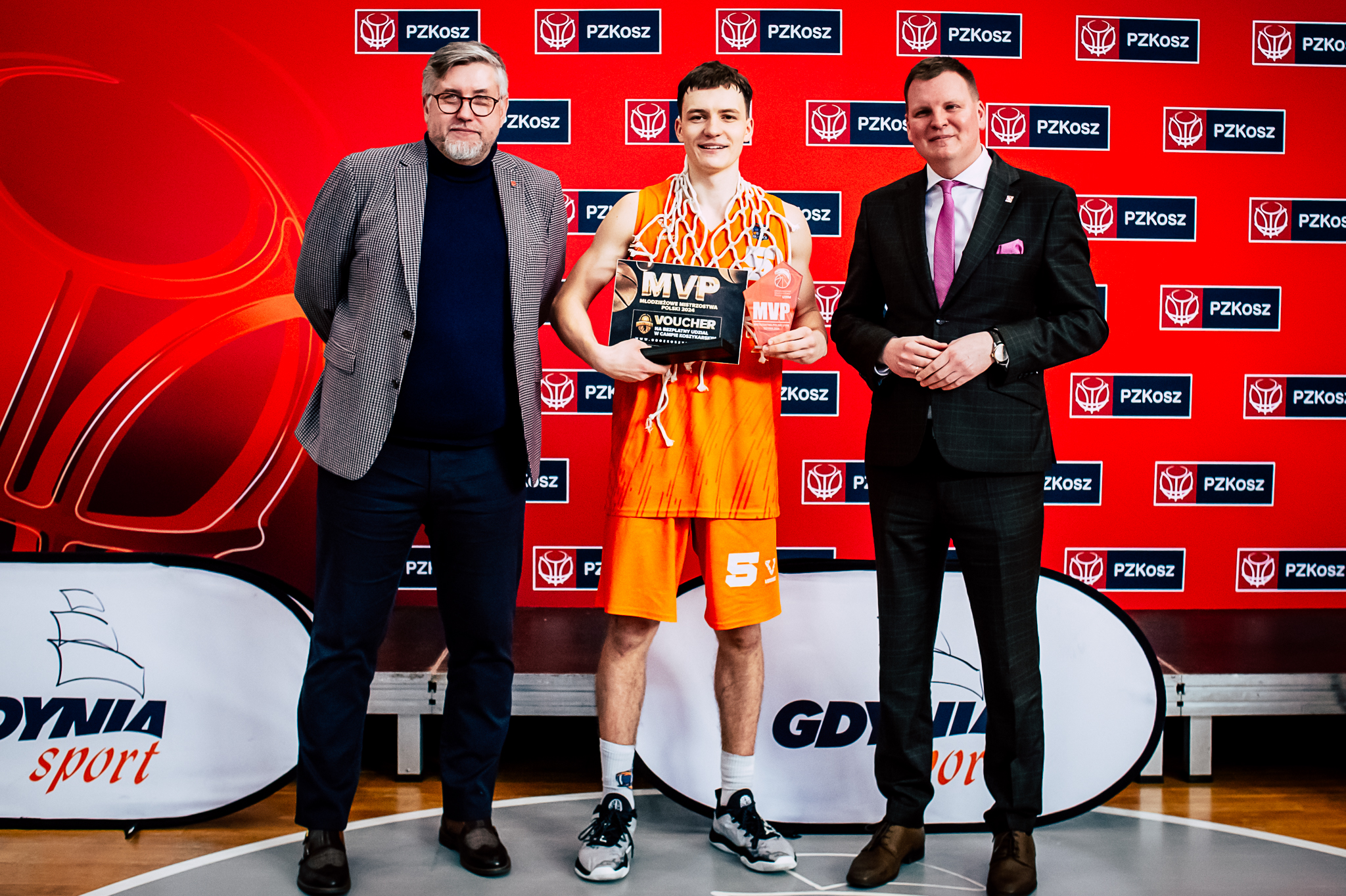 Fot. A. Modelska/rozgrywki.pzkosz.pl Najlepszy zawodnik turnieju finałowego U19 – Filip Poradzki z GTK Gliwice