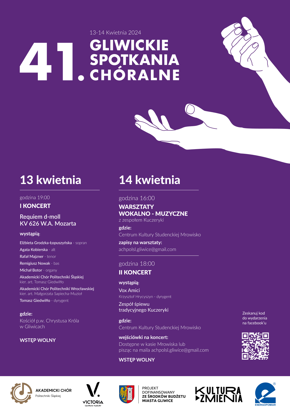 Fot. materiały organizatora Plakat z harmonogramem
