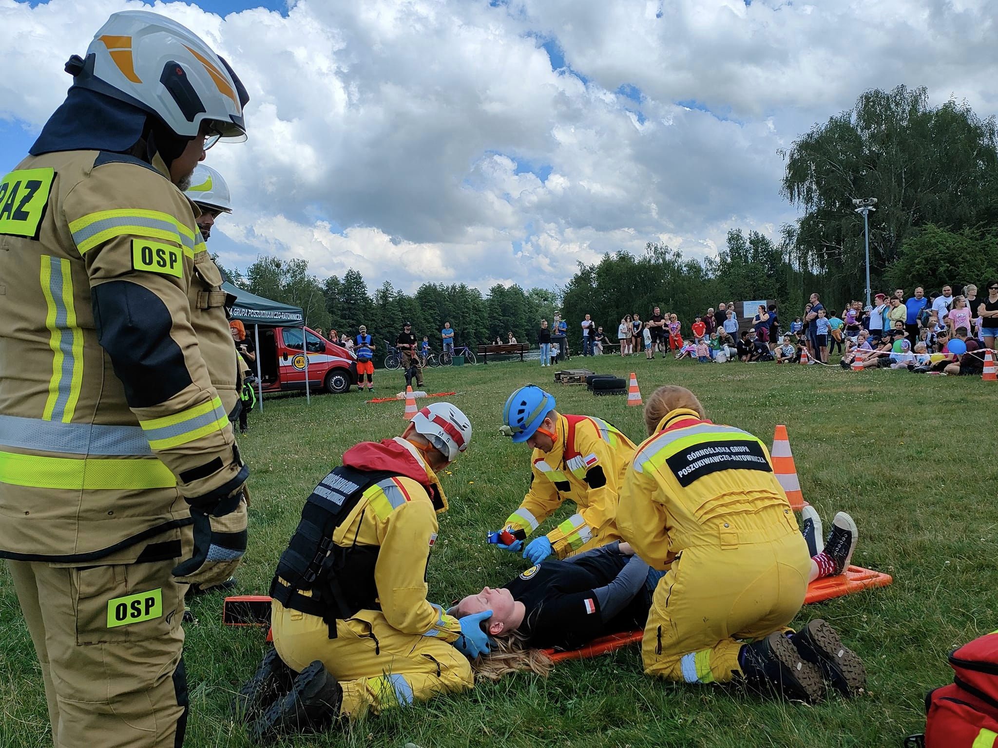 Fot. materiały MZUK Pokazy strażaków