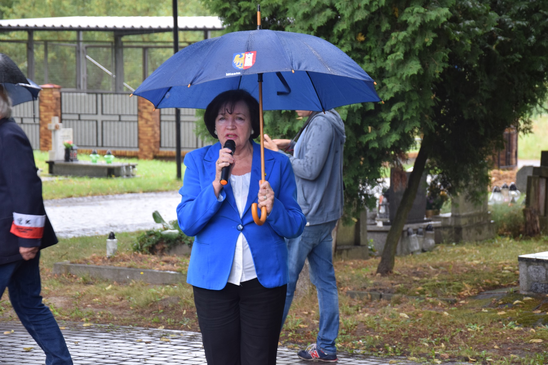 Fot. Danuta Mikoda/IPN Zastępca Przewodniczącego Rady Miasta – Krystyna Sowa podczas przemówienia