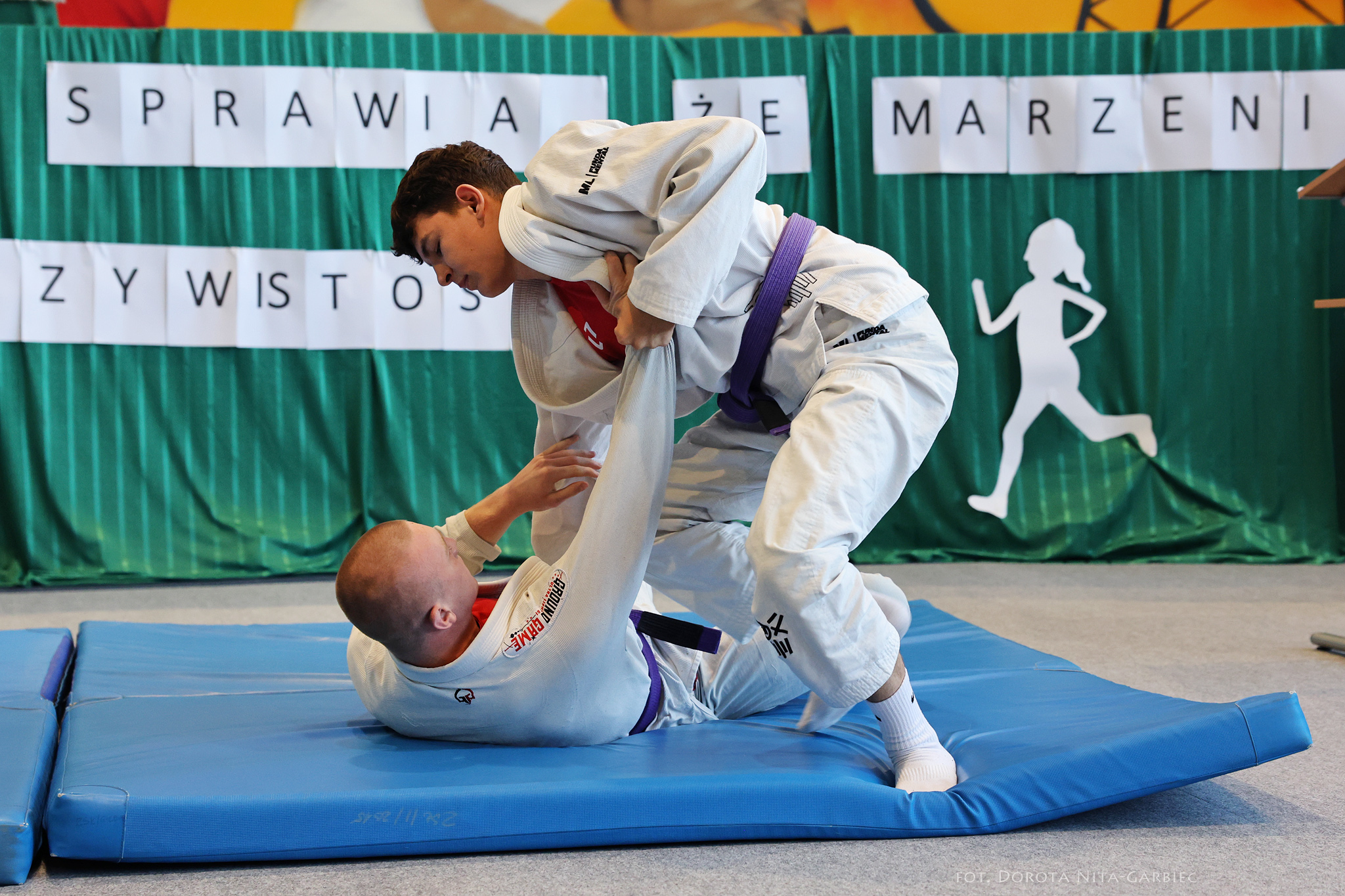 Uroczystość uświetniły występy młodzieży. Fot. D.Nita-Garbiec judocy