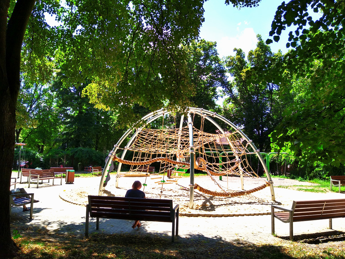 Fot. M.Foltyn/UM Gliwice plac zabaw na placu Grunwaldzkim