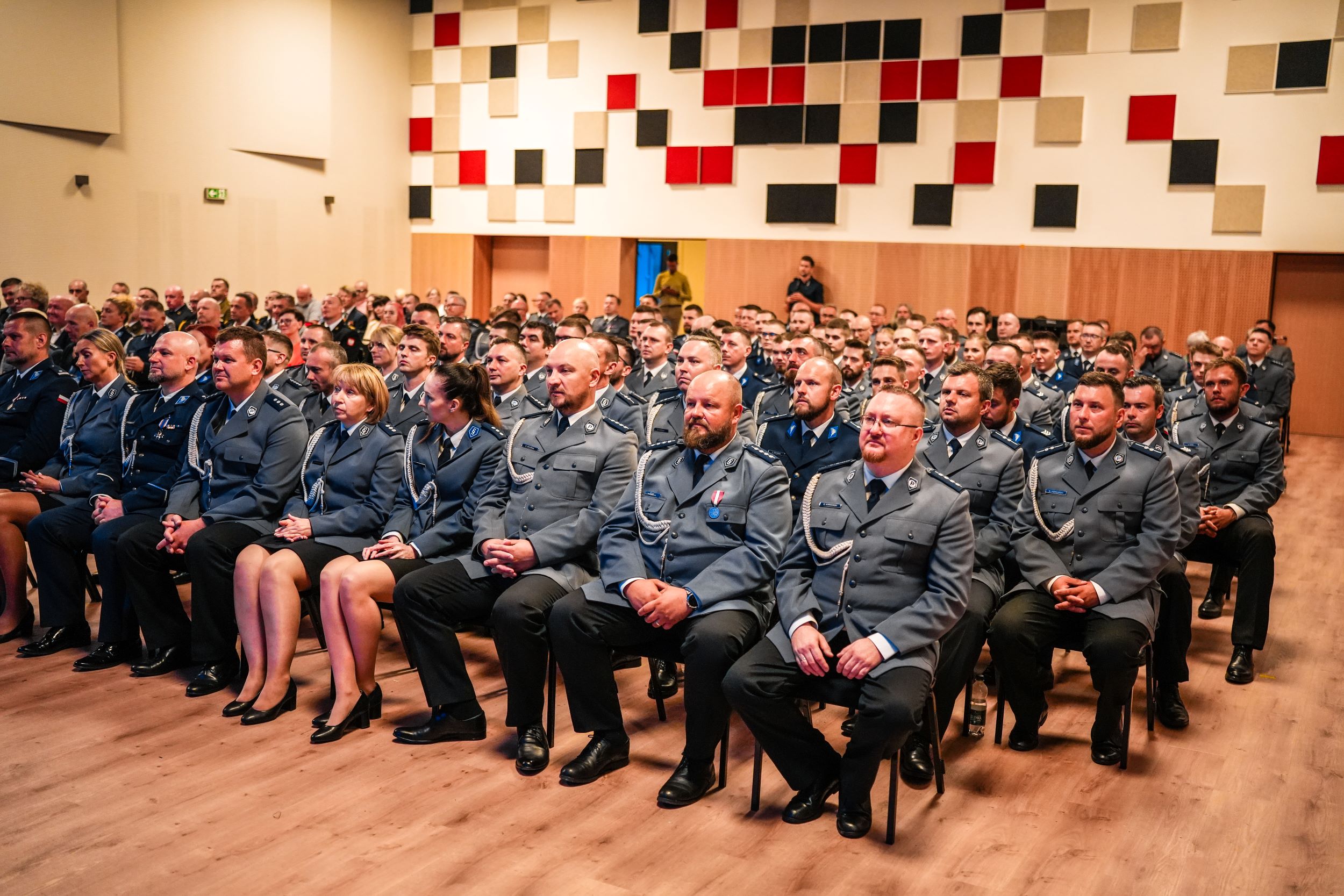 Fot. M.Baranowski/UM Gliwice policjanci podczas zbiórki