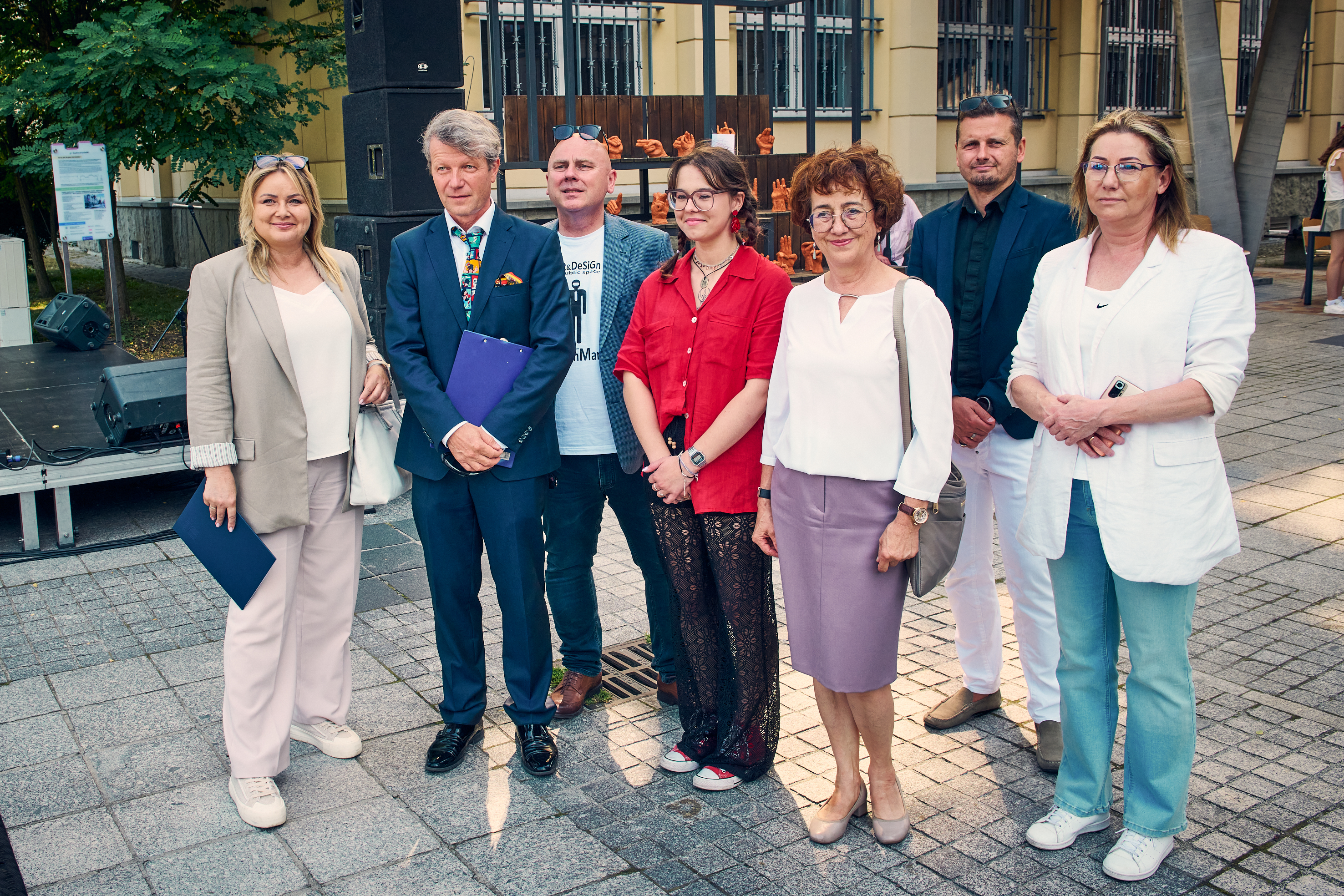 Fot. M. Buksa/ UM w Gliwicach Prezydent Gliwic, Katarzyna Kuczyńska-Budka z organizatorami