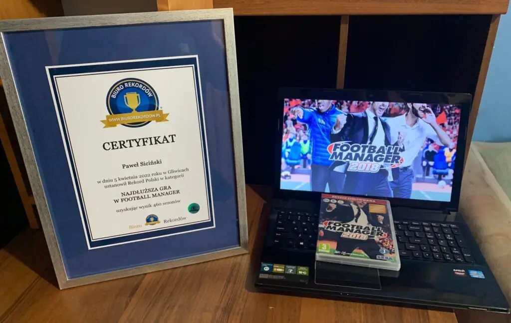 Fot. P. Siciński Certyfikat