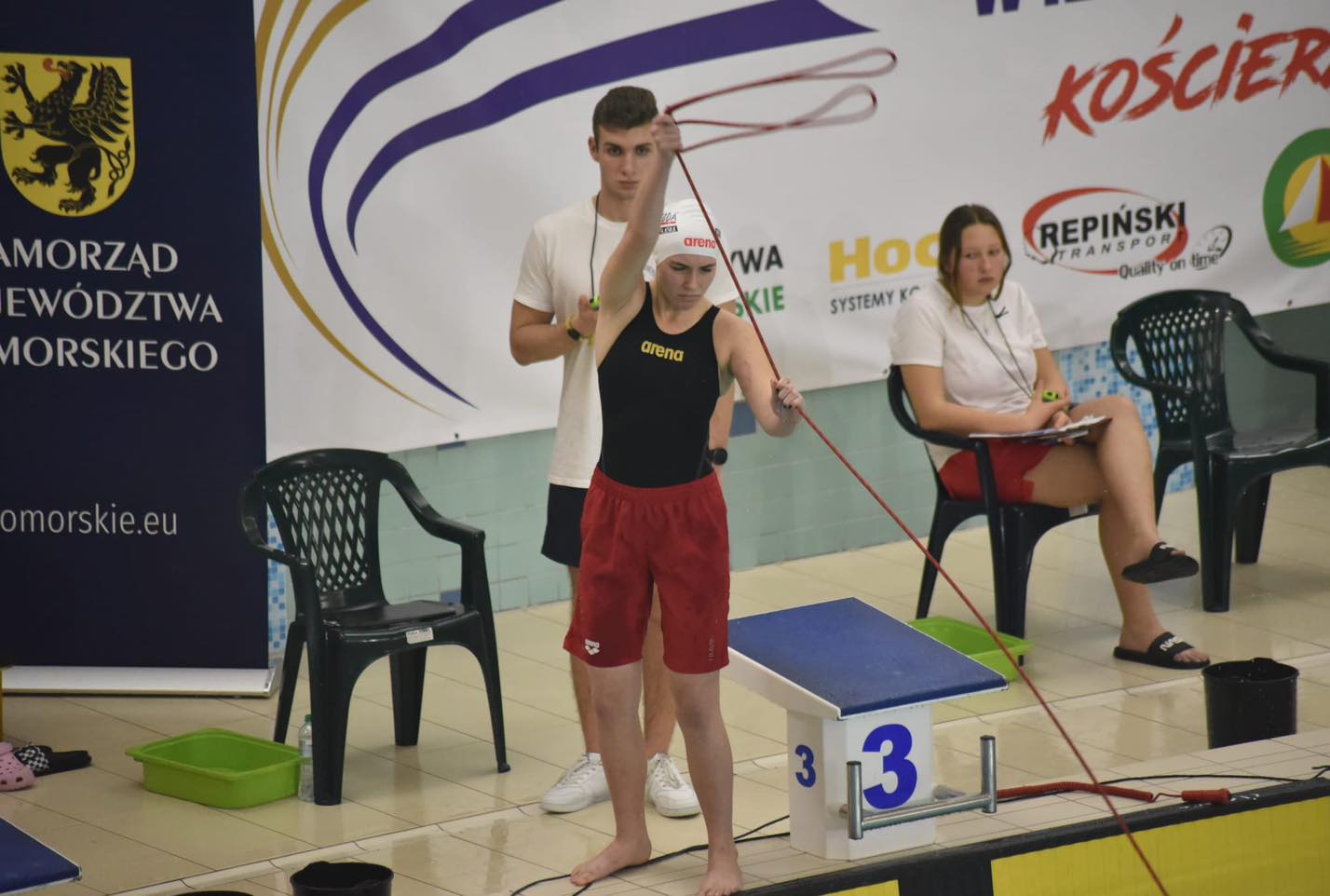 Fot. III LO Gliwice/Facebook Zawodniczka przed startem