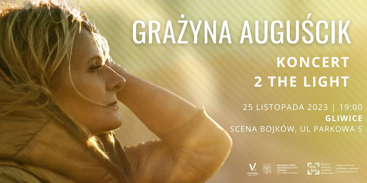 Fot. materiały organizatora Baner promujący koncert Grażyny Auguścik