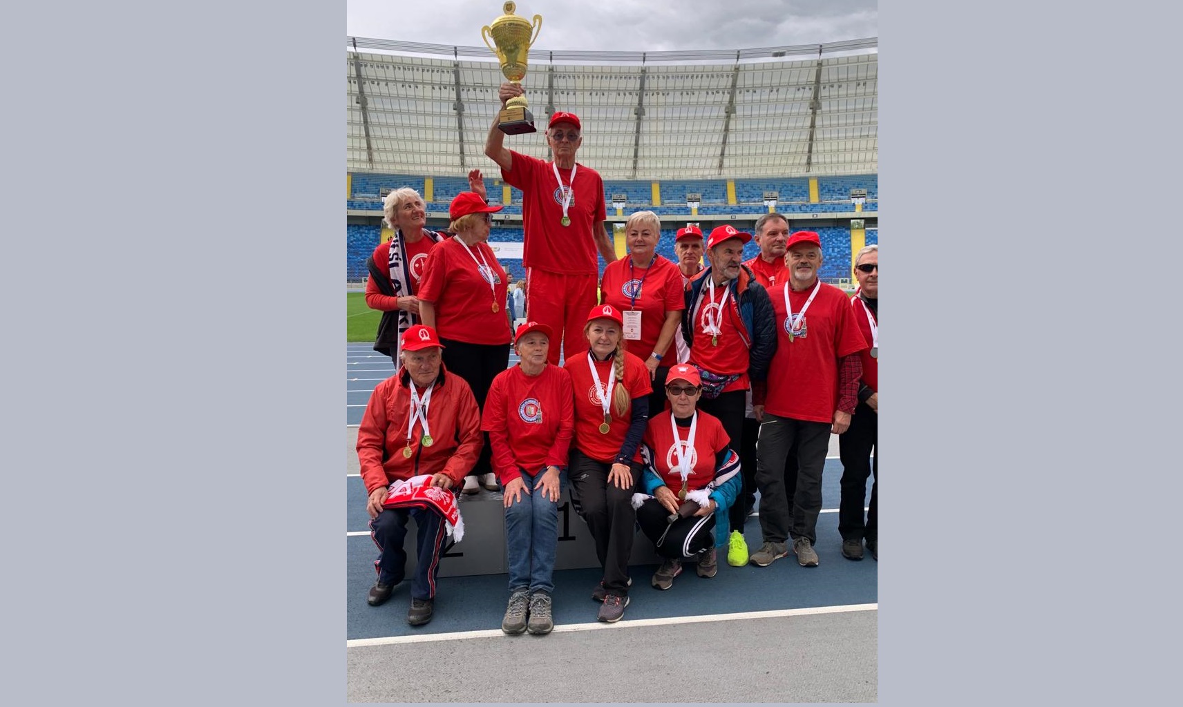 Sportowcy z UTW Gliwice. Fot. materiały UTW Gliwice Sportowcy z UTW Gliwice