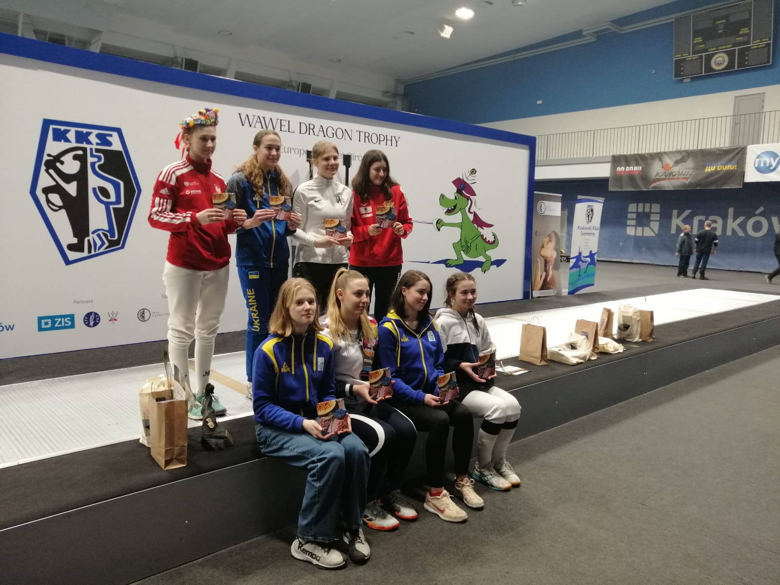Fot. Szermierze Piasta Gliwice Zawodniczki Piasta Gliwice