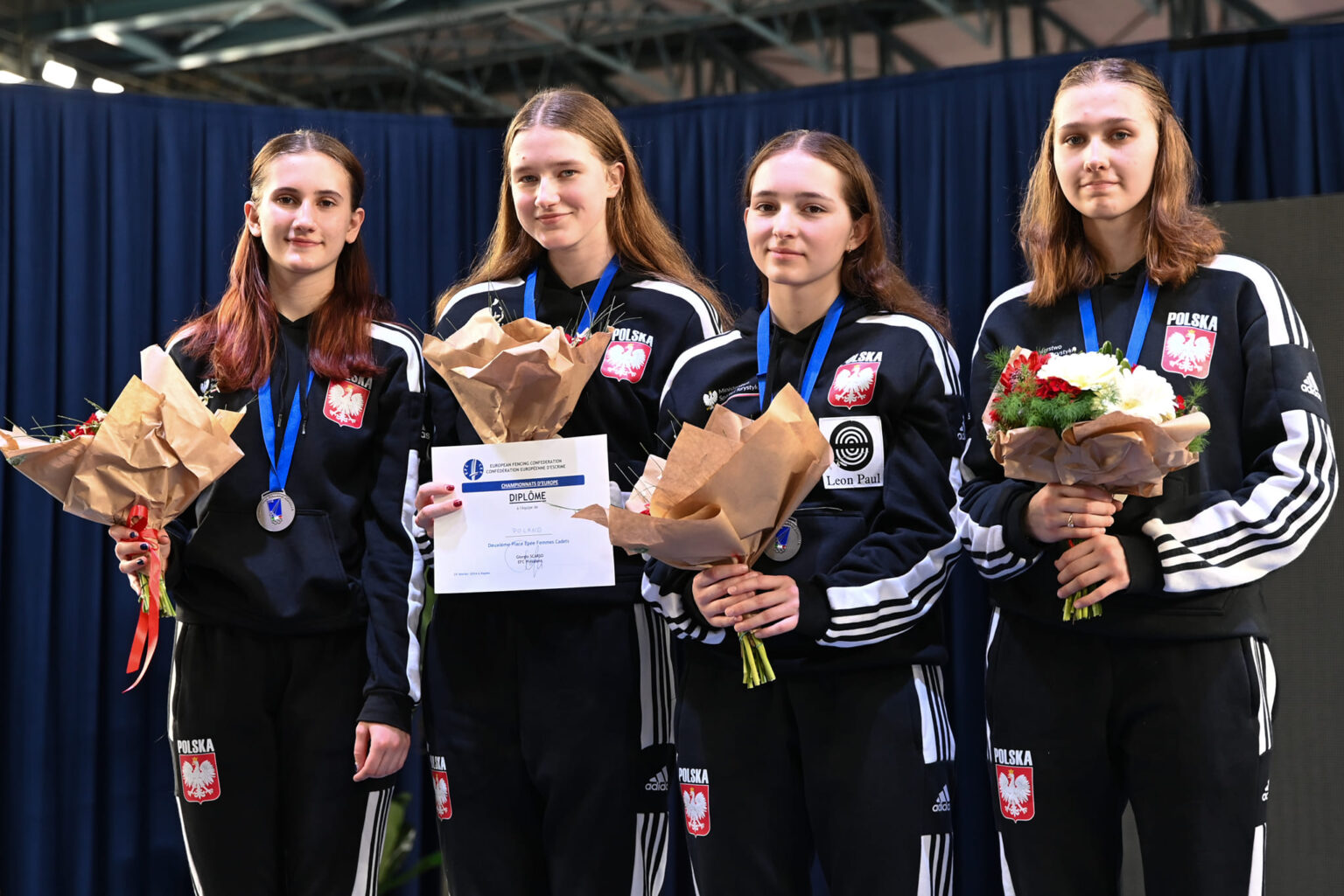 Fot. Eva Pavía/BizziTeam/piast.gliwice.pl Na zdjęciu od lewej: Laura Misiak, Magda Ratyna, Alicja Goczał, Oliwia Janeczek,
