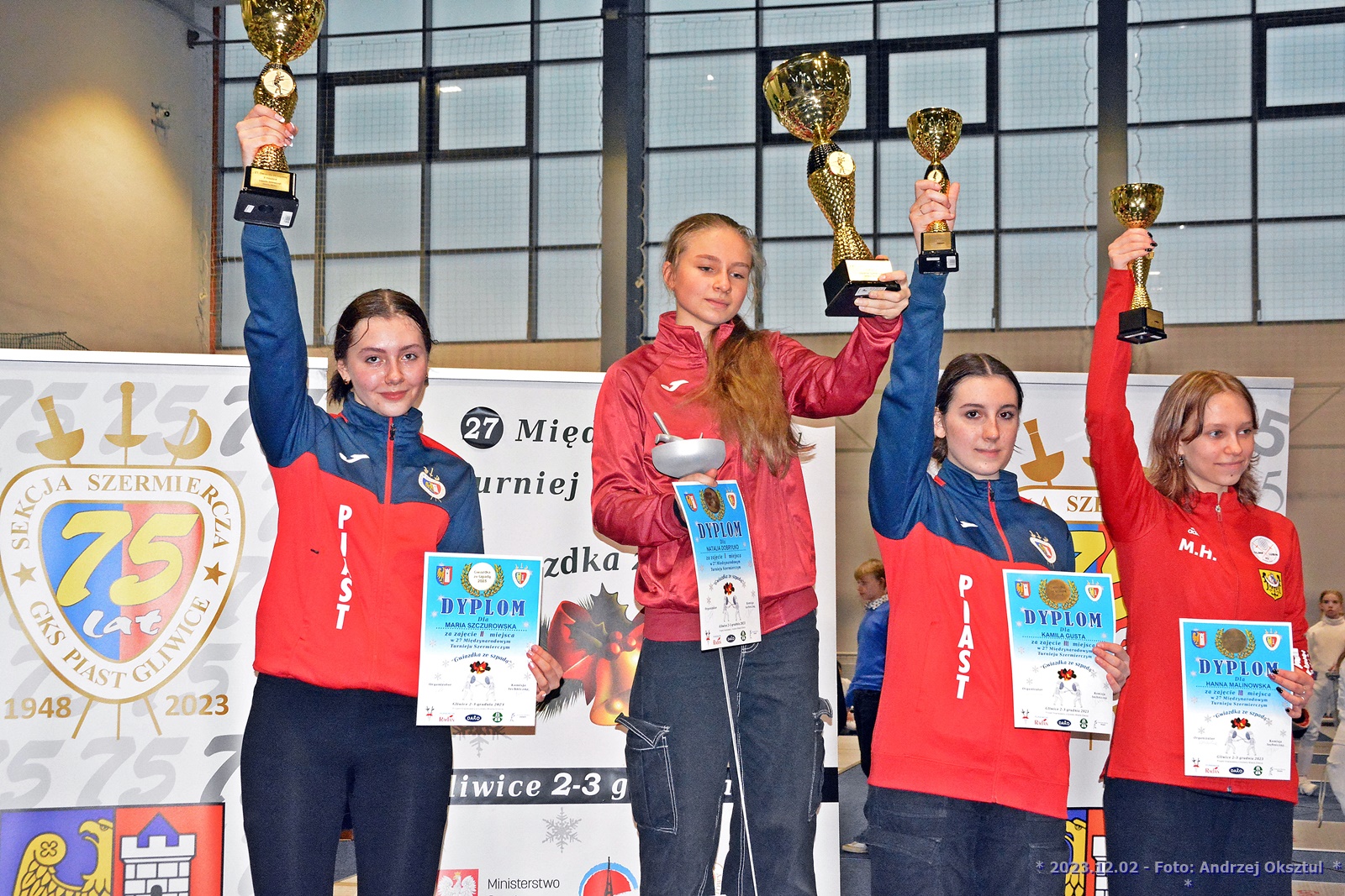 Fot. A. Oksztul/piast.gliwice.pl Maria Szczurowska i Kamila Gusta