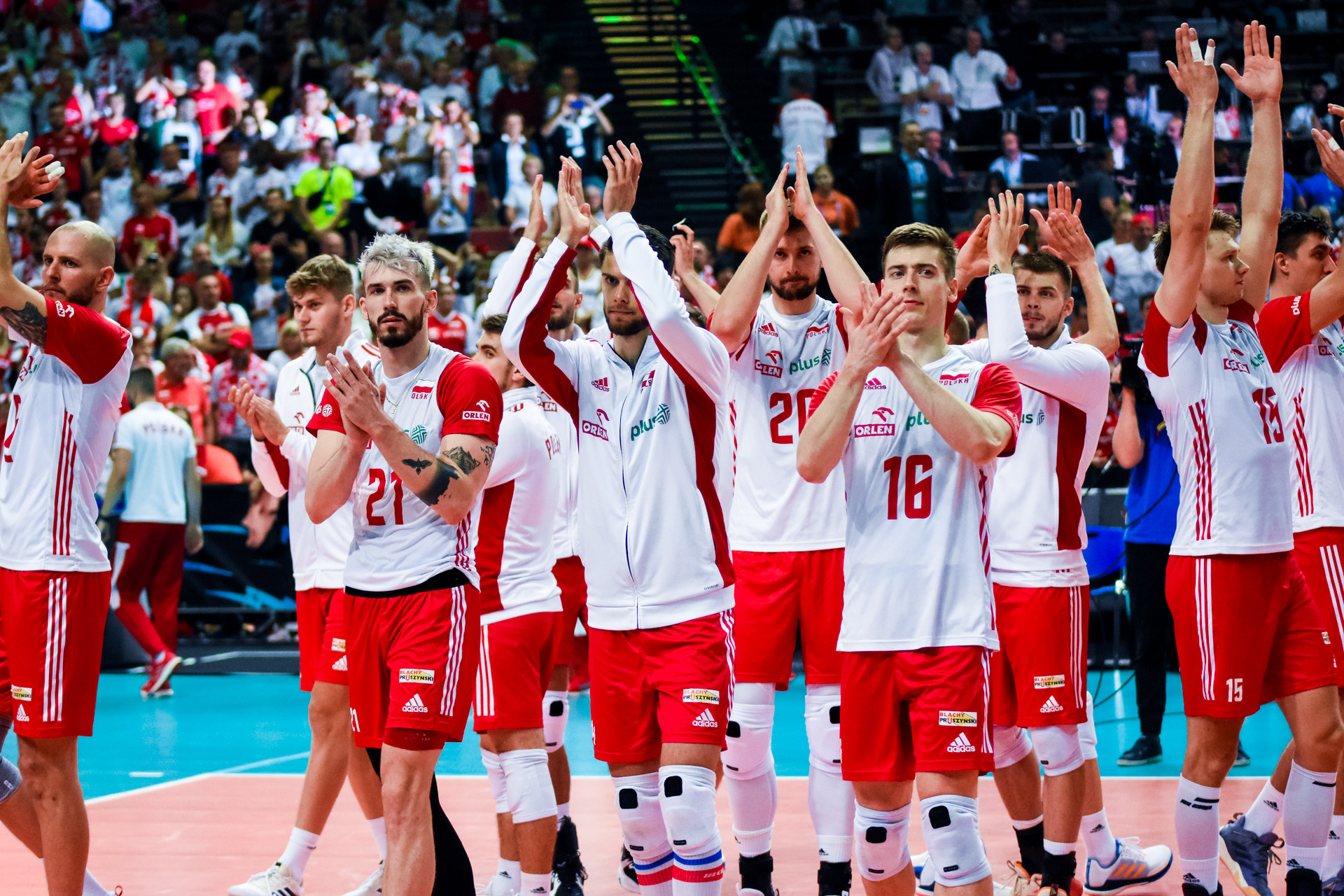 fot. P. Sumara / Polska Siatkówka siatkarze podczas finału w Katowicach