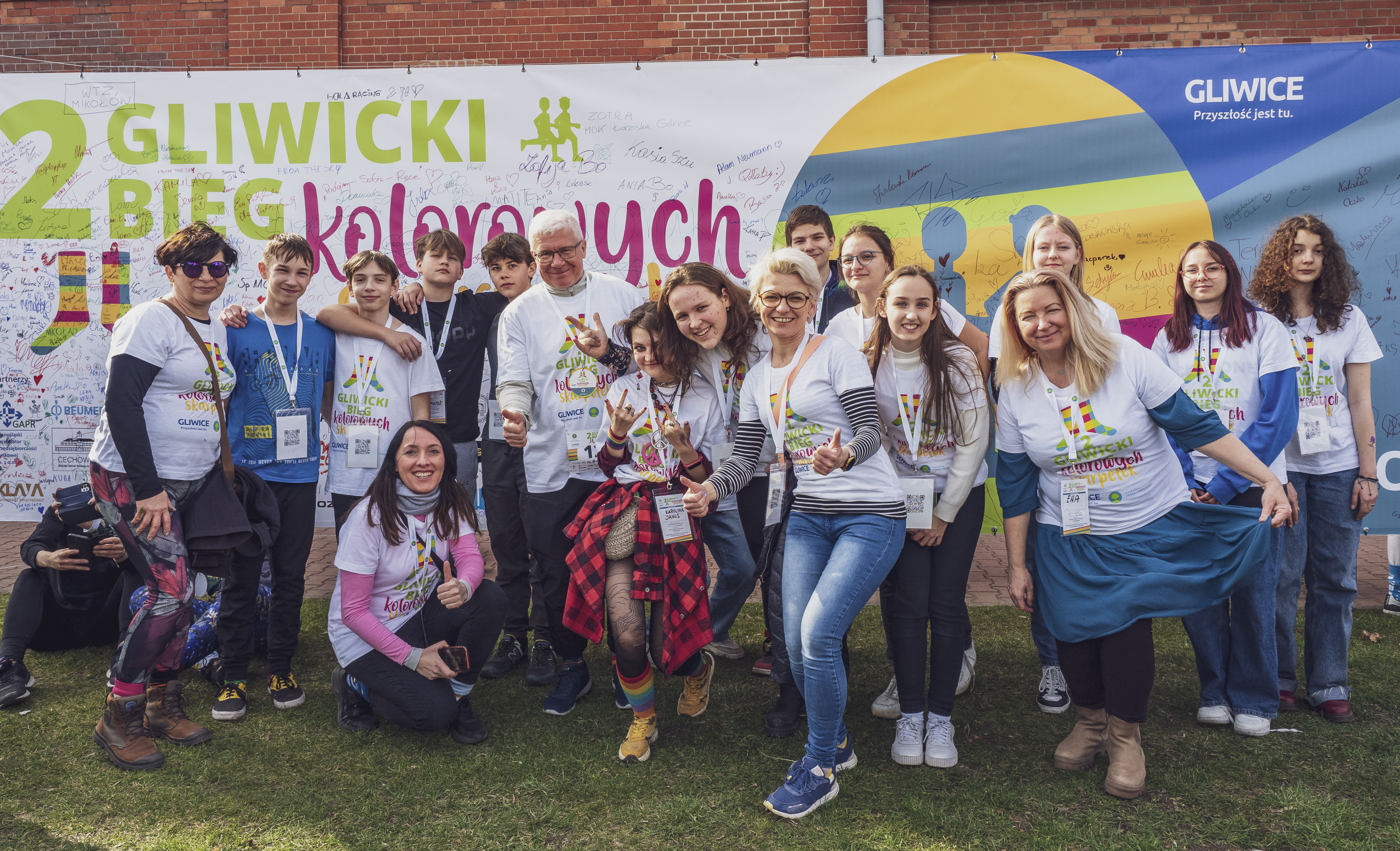 Fot. G.Ożga/UM Gliwice uczestnicy biegu
