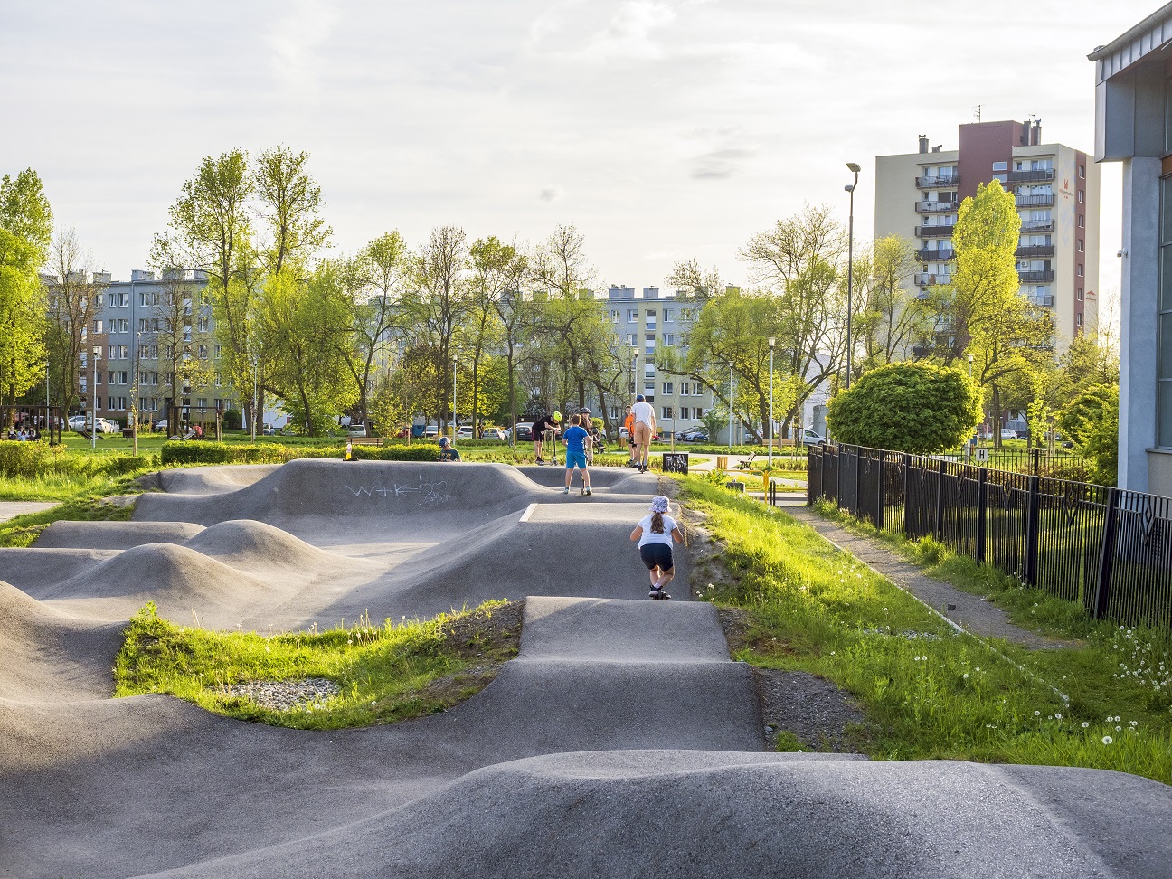 Pumptrack w Sośnicy. Fot. G.Ożga Pumptrack w Sośnicy. Fot. G.Ożga