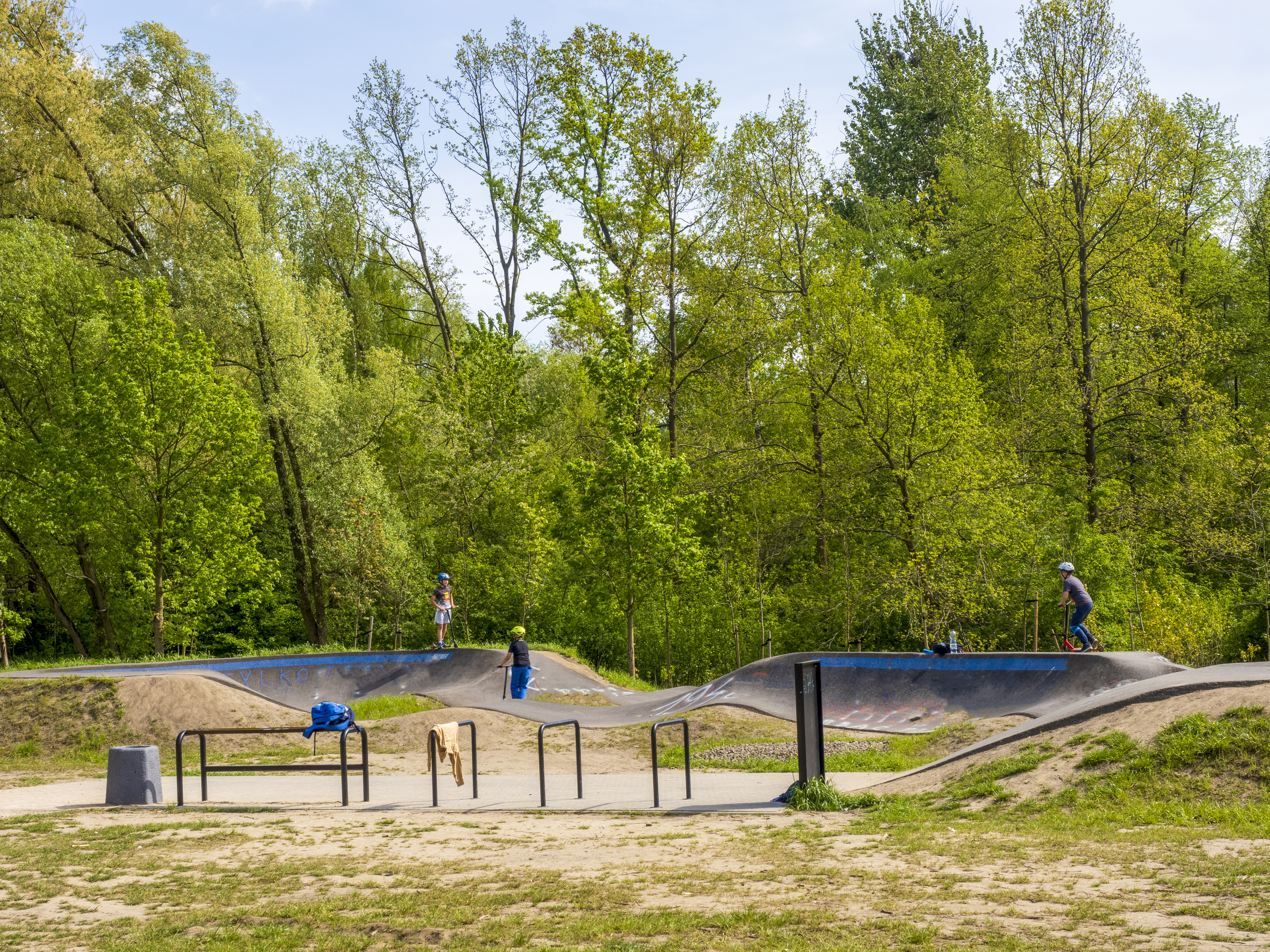 Pumptrack na Koperniku. Fot. G.Ożga/UM Gliwice pumptrack 2