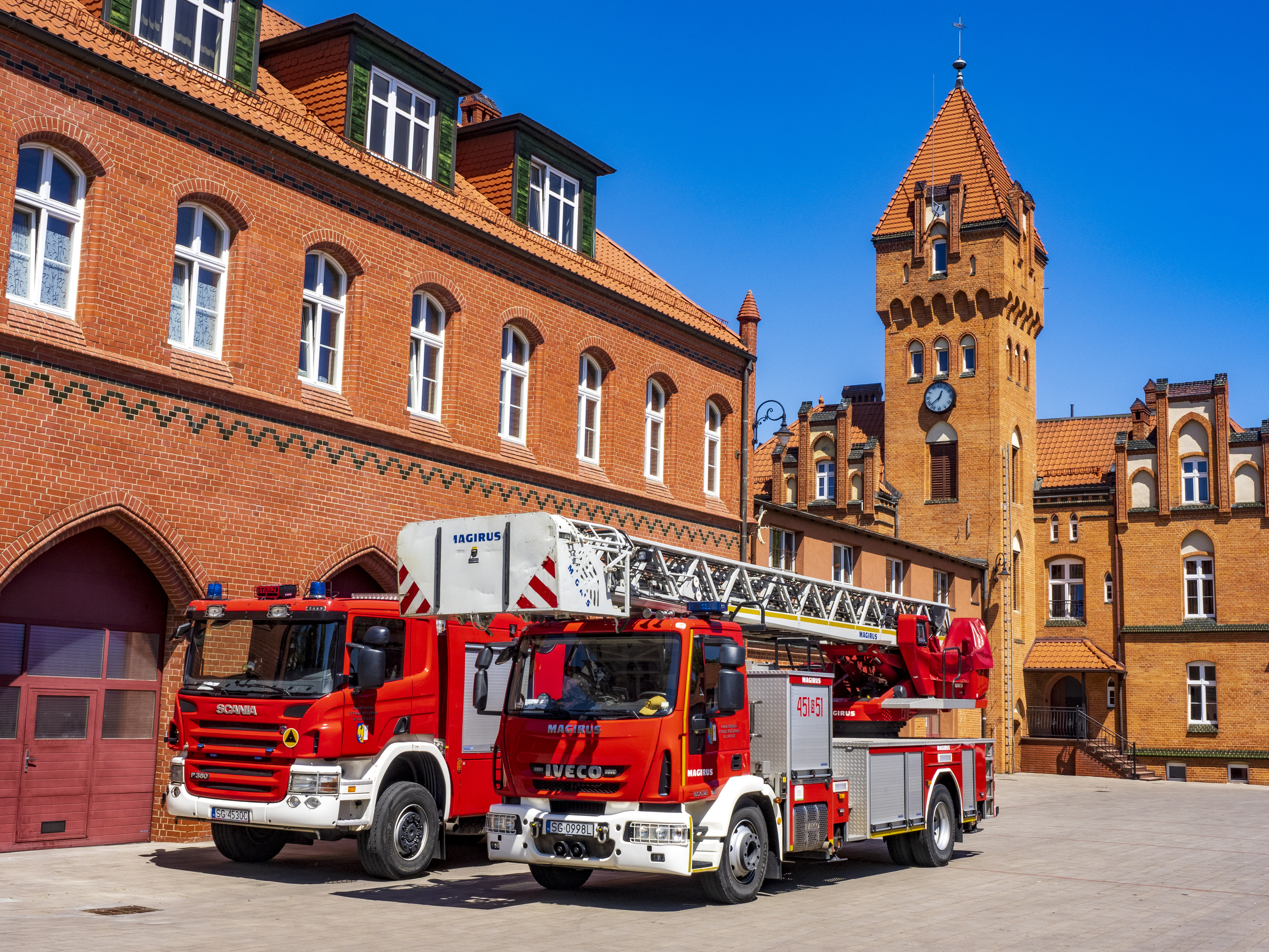 Fot. G.Ożga/UM Gliwice wozy strażackie