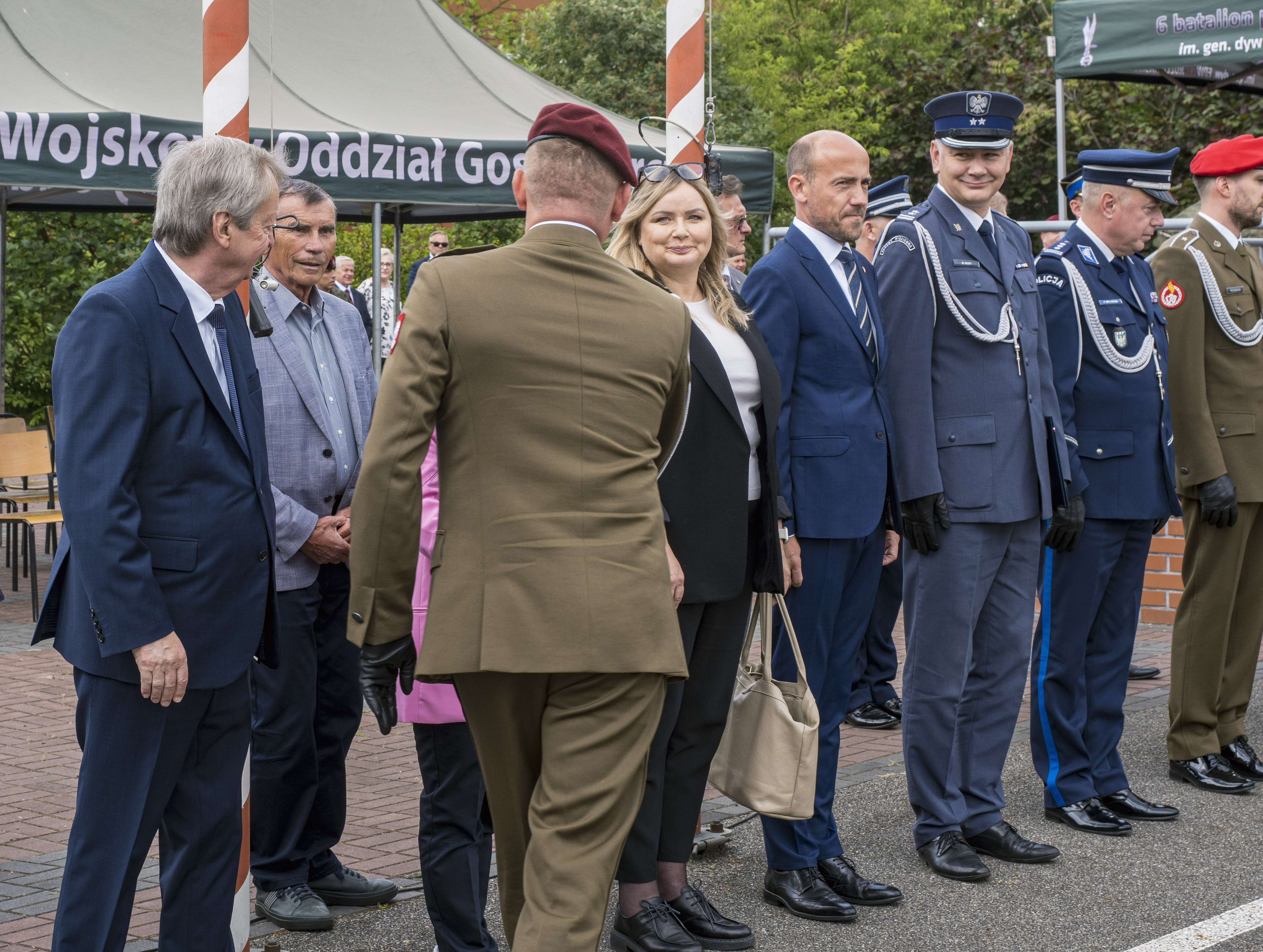 Fot. G.Ożga/UM Gliwice notable na placu apelowym