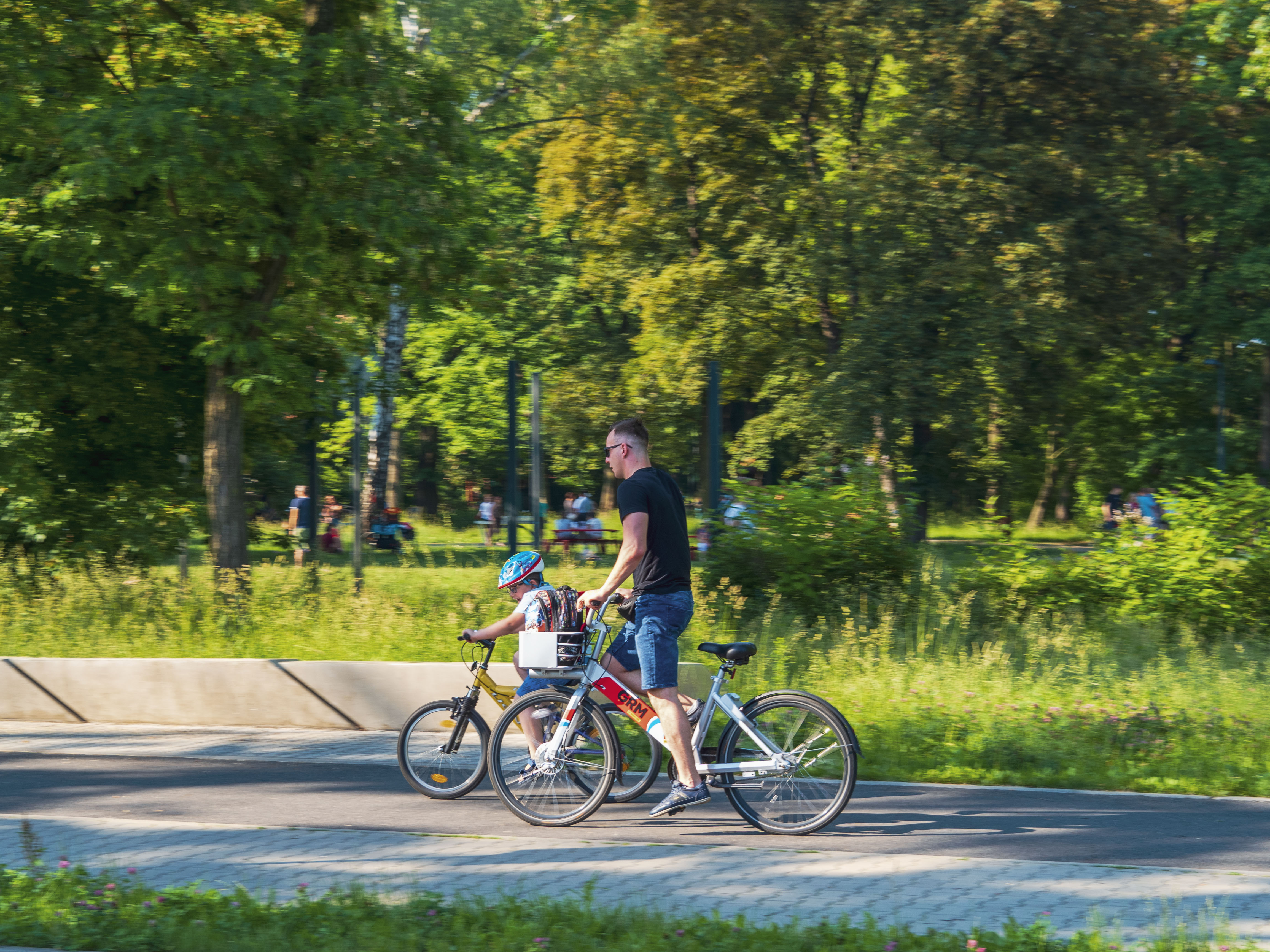 Gliwickie ścieżki rowerowe, fot. G. Ożga / archiwum UM w Gliwicach ścieżki rowerowe