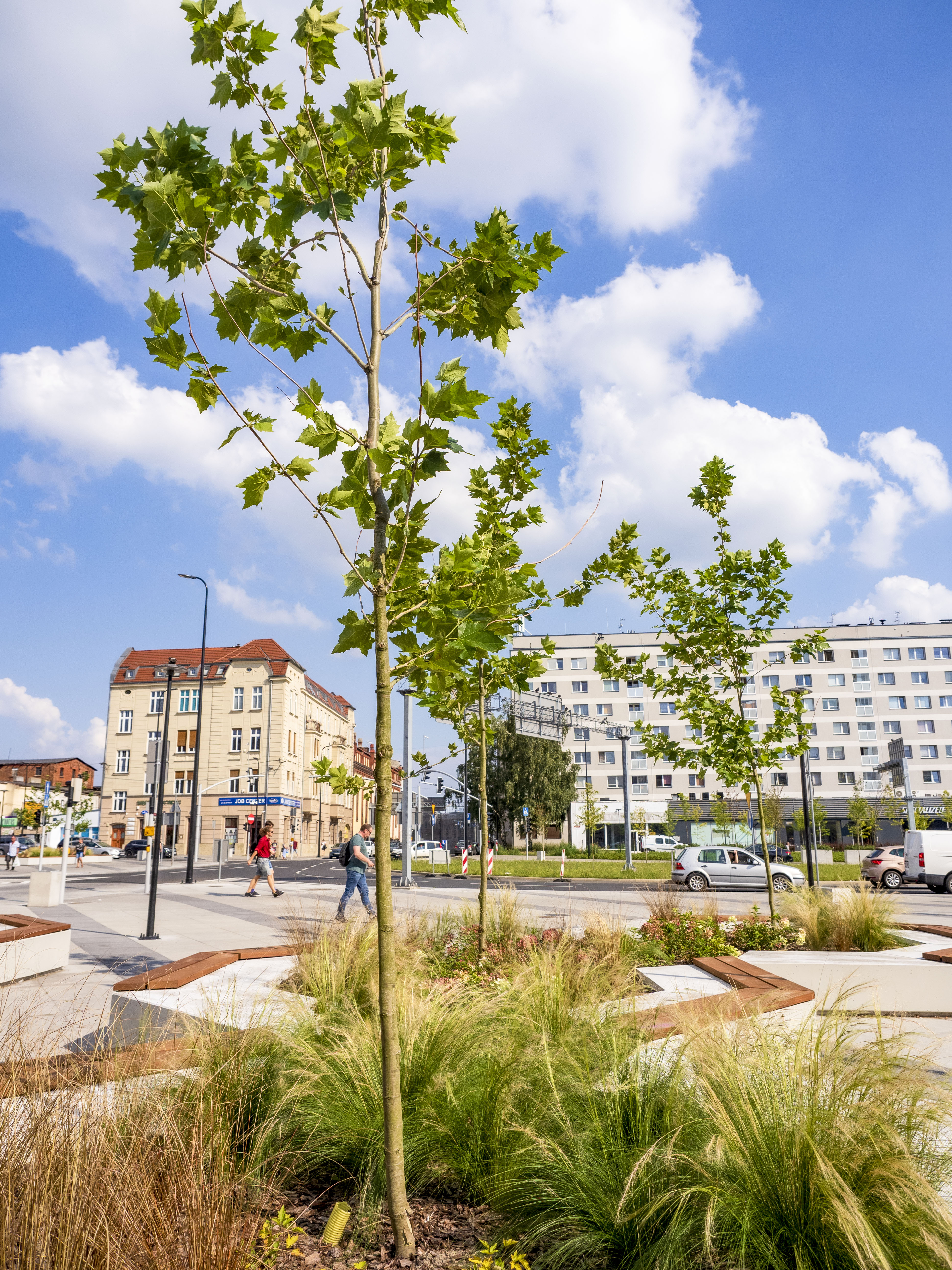 Nowe Centrum Gliwic, plac Piastów. Tak jest.... (fot. G. Ożga / UM w Gliwicach) Nowe Centrum Gliwic, plac Piastów