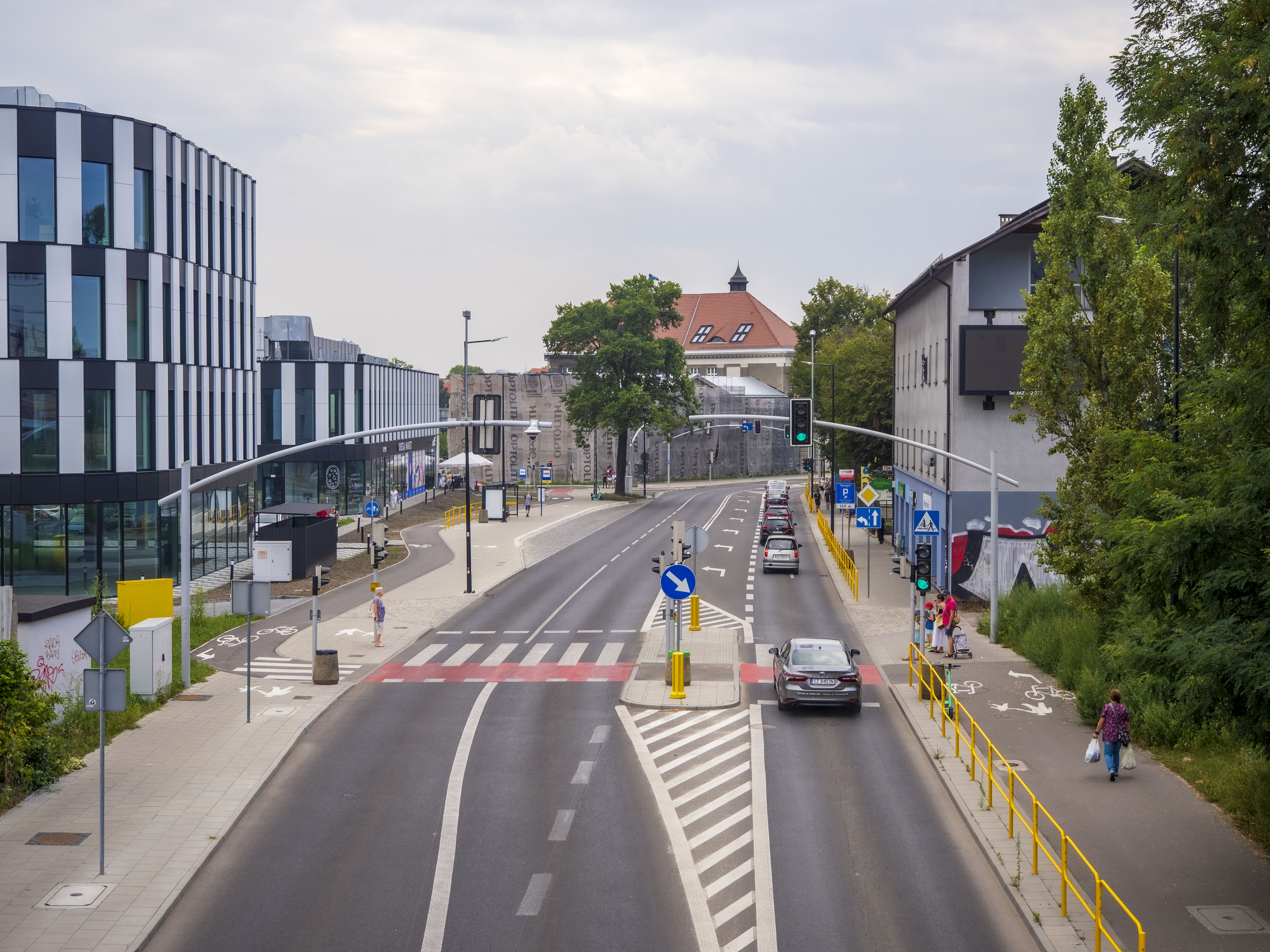 Nowe Centrum Gliwic, ul. Piwna. Tak jest... (fot. G. Ożga / UM w Gliwicach) Nowe Centrum Gliwic, ul. Piwna