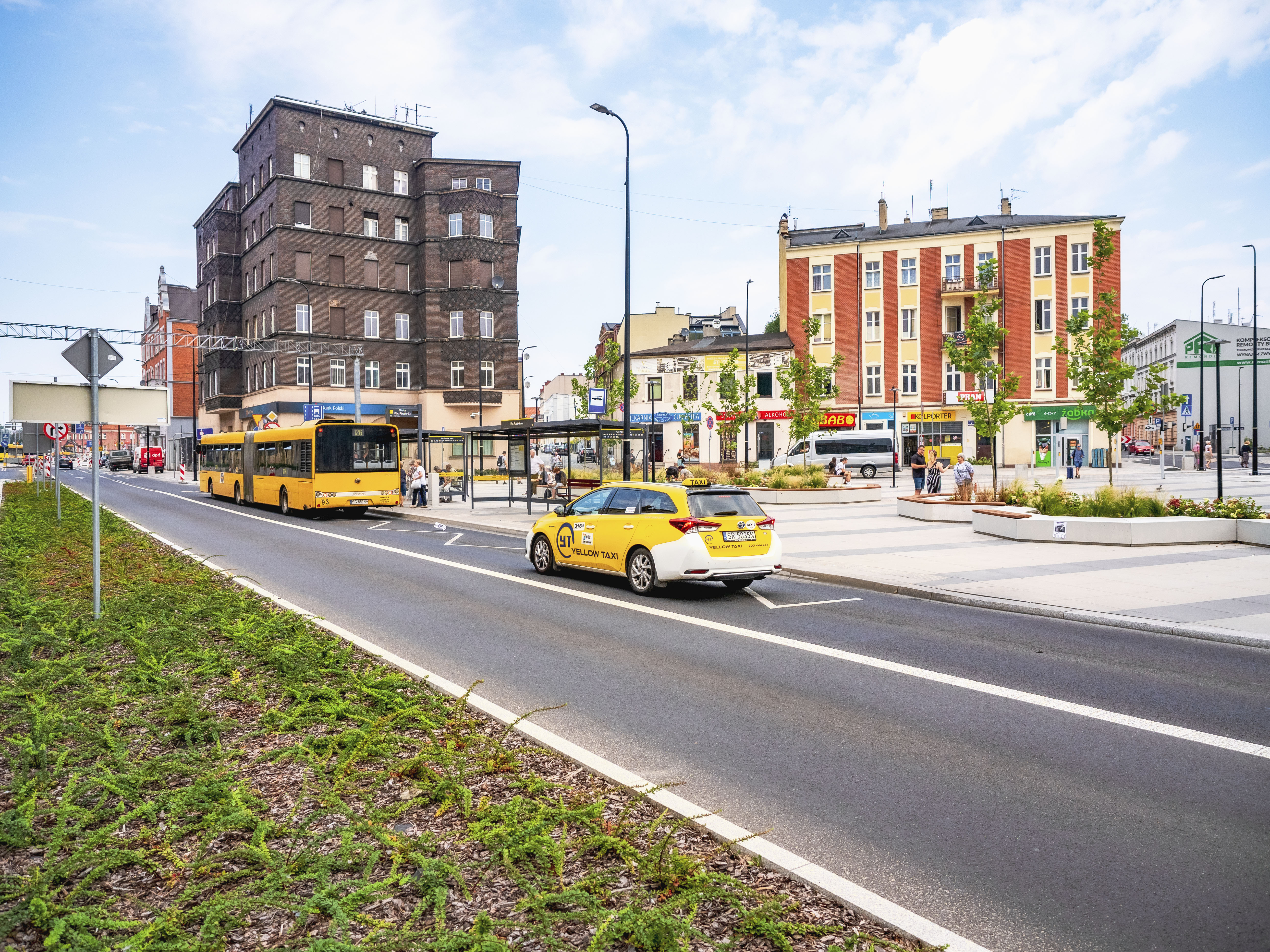 Nowe Centrum Gliwic, plac Piastów – ul. Bohaterów Getta Warszawskiego. Tak jest... (fot. G. Ożga / UM w Gliwicach) Nowe Centrum Gliwic, plac Piastów – ul. Bohaterów Getta Warszawskiego