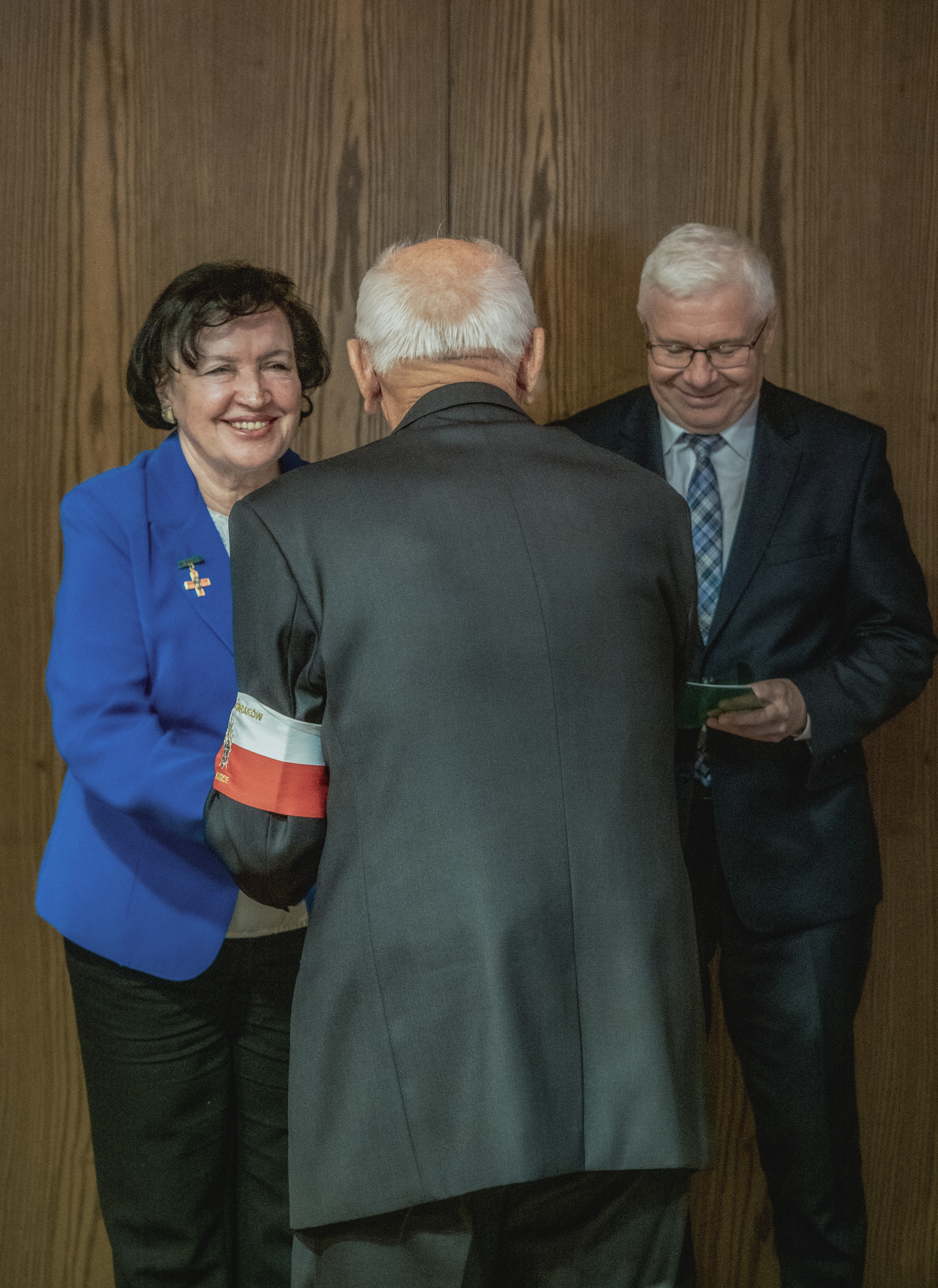 Fot. G.Ożga/UM Gliwice Wiceprzewodnicząca Rady Miasta odbiera odznaczenie