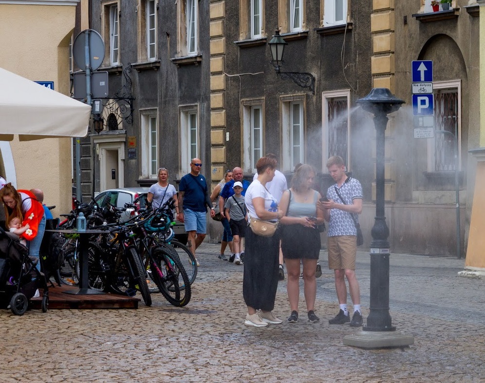Fot. K.Krzemiński/PWiK w Gliwicach zraszacze Rynek