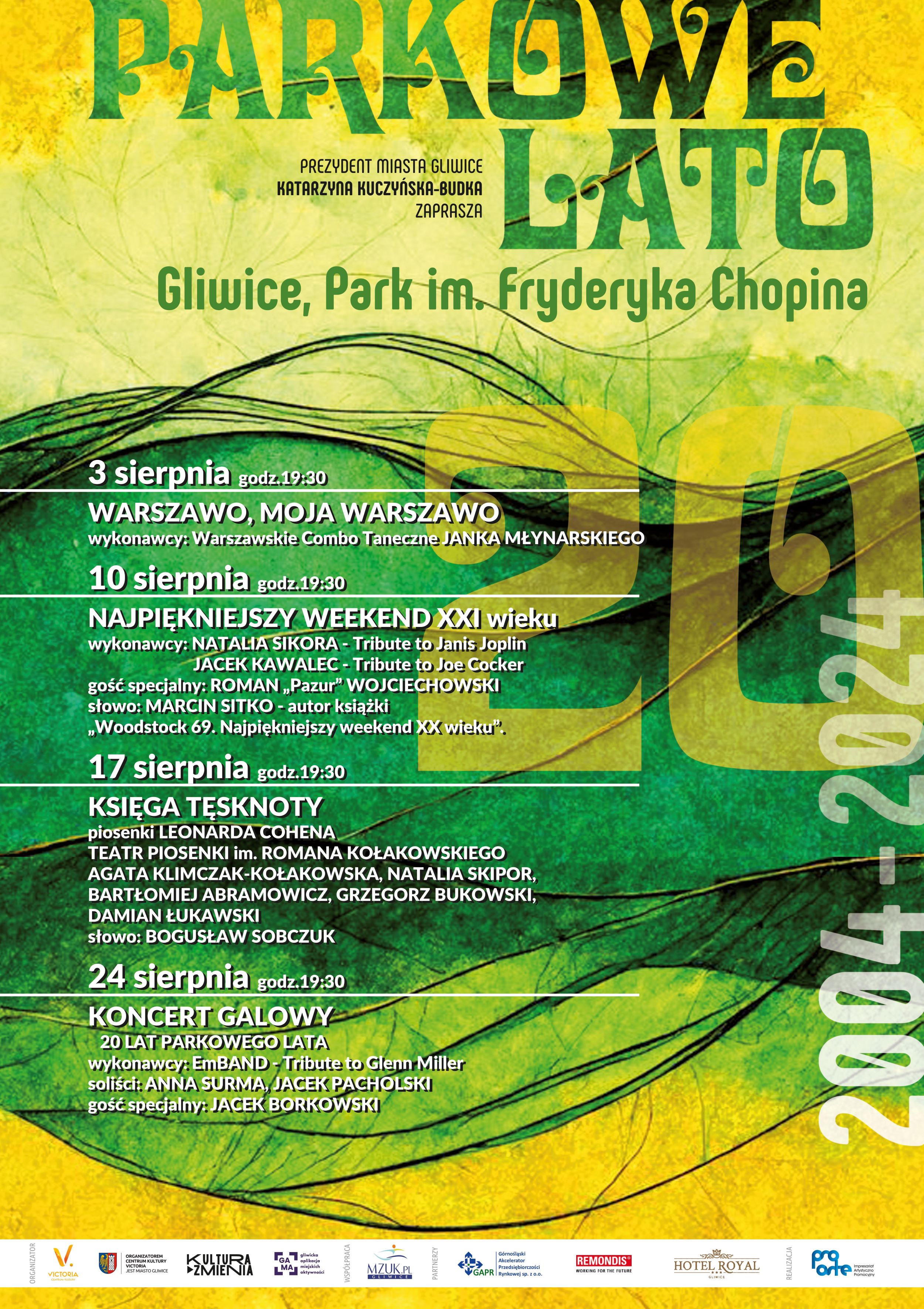 plakat Parkowego Lata plakat