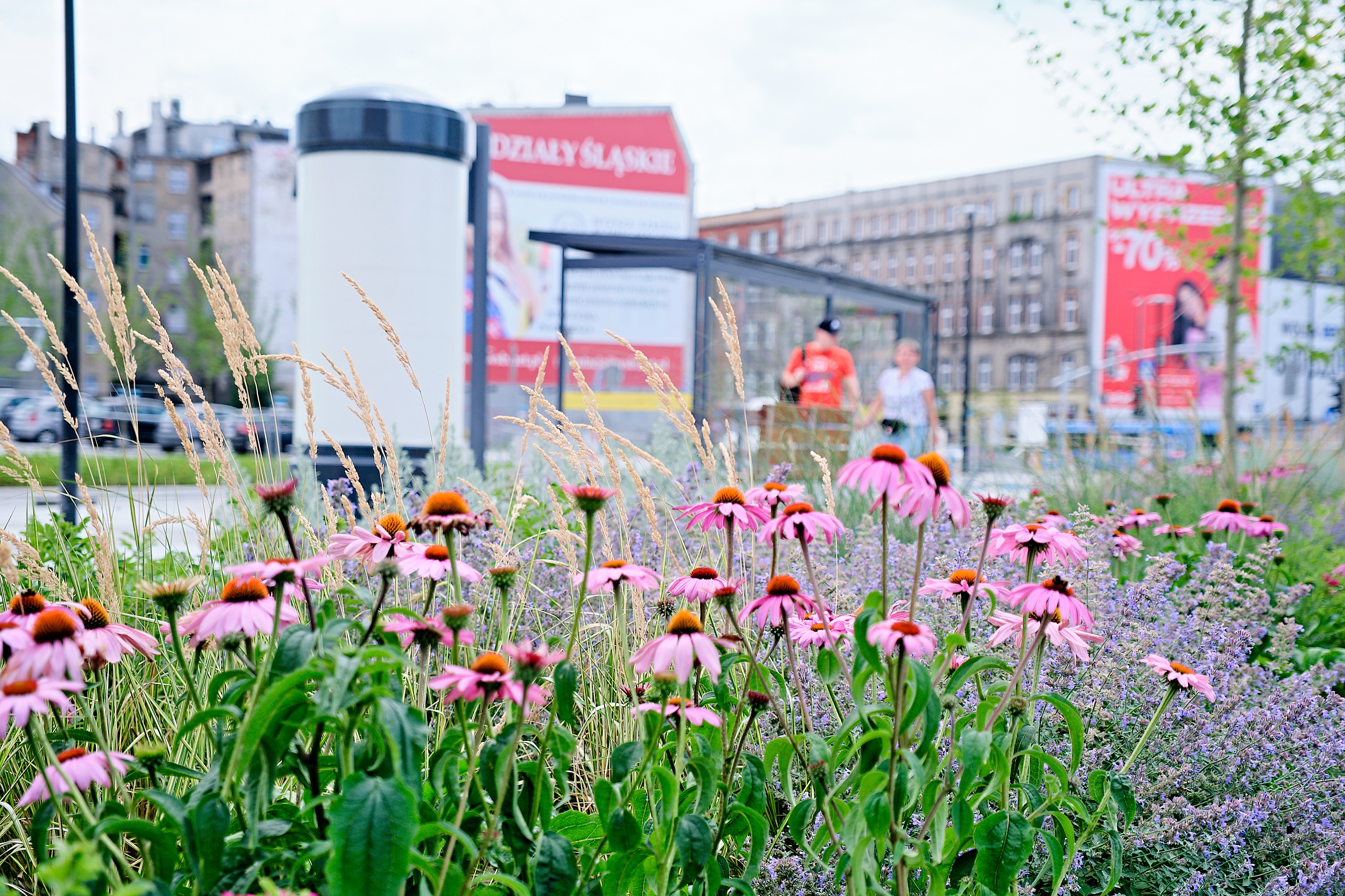 fot. M. Buksa / UM Gliwice plac przed dworcem kolejowym