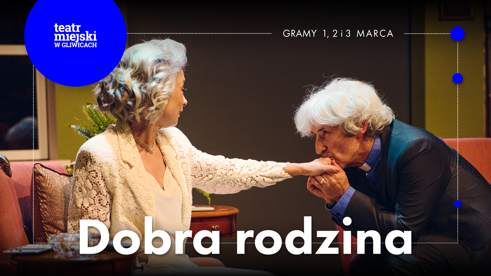 Fot. materiały organizatora Baner promujący spektakl "Dobra rodzina"