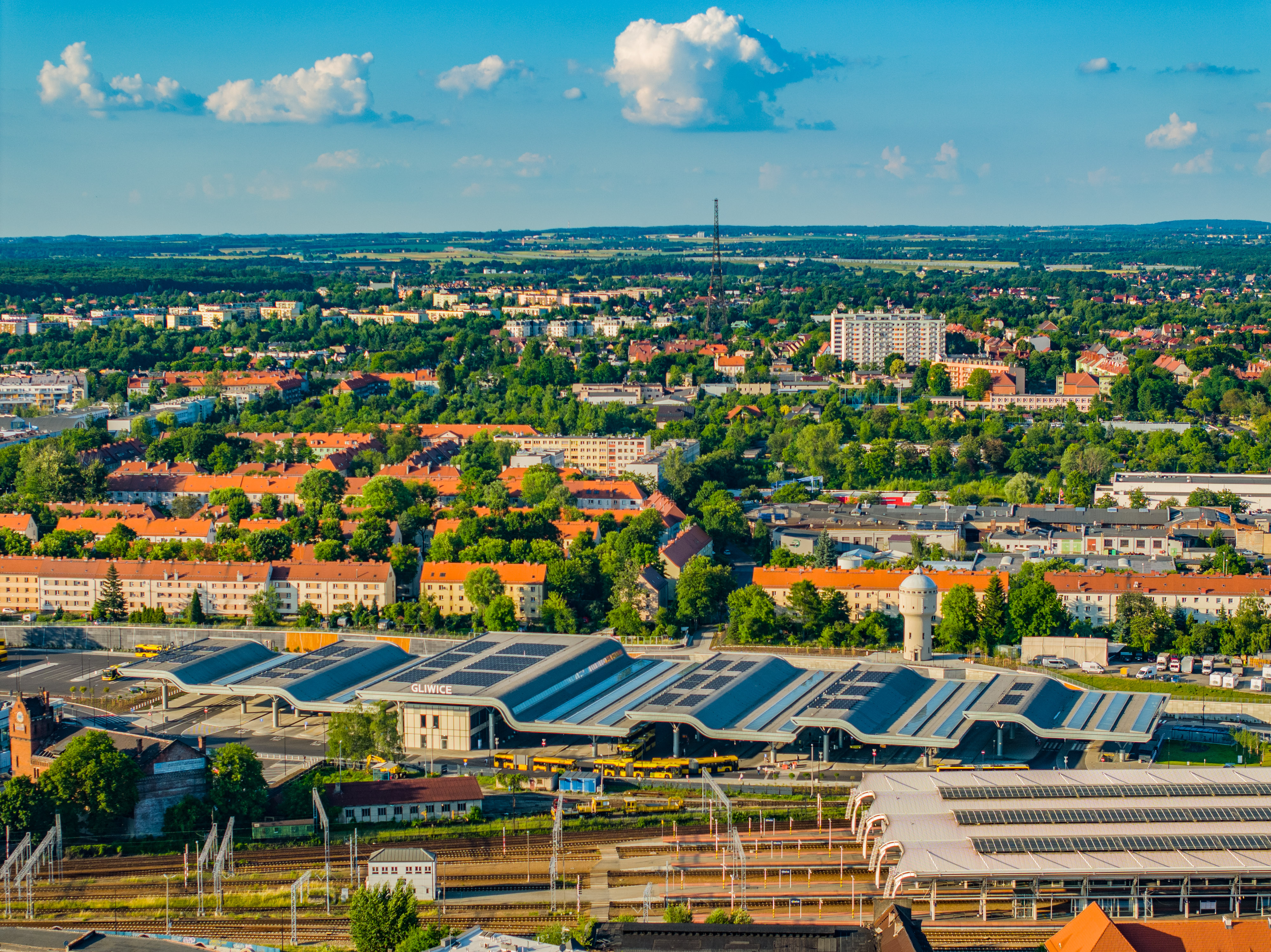fot. R. Neumann From the Sky Centrum Przesiadkowe w Gliwicach