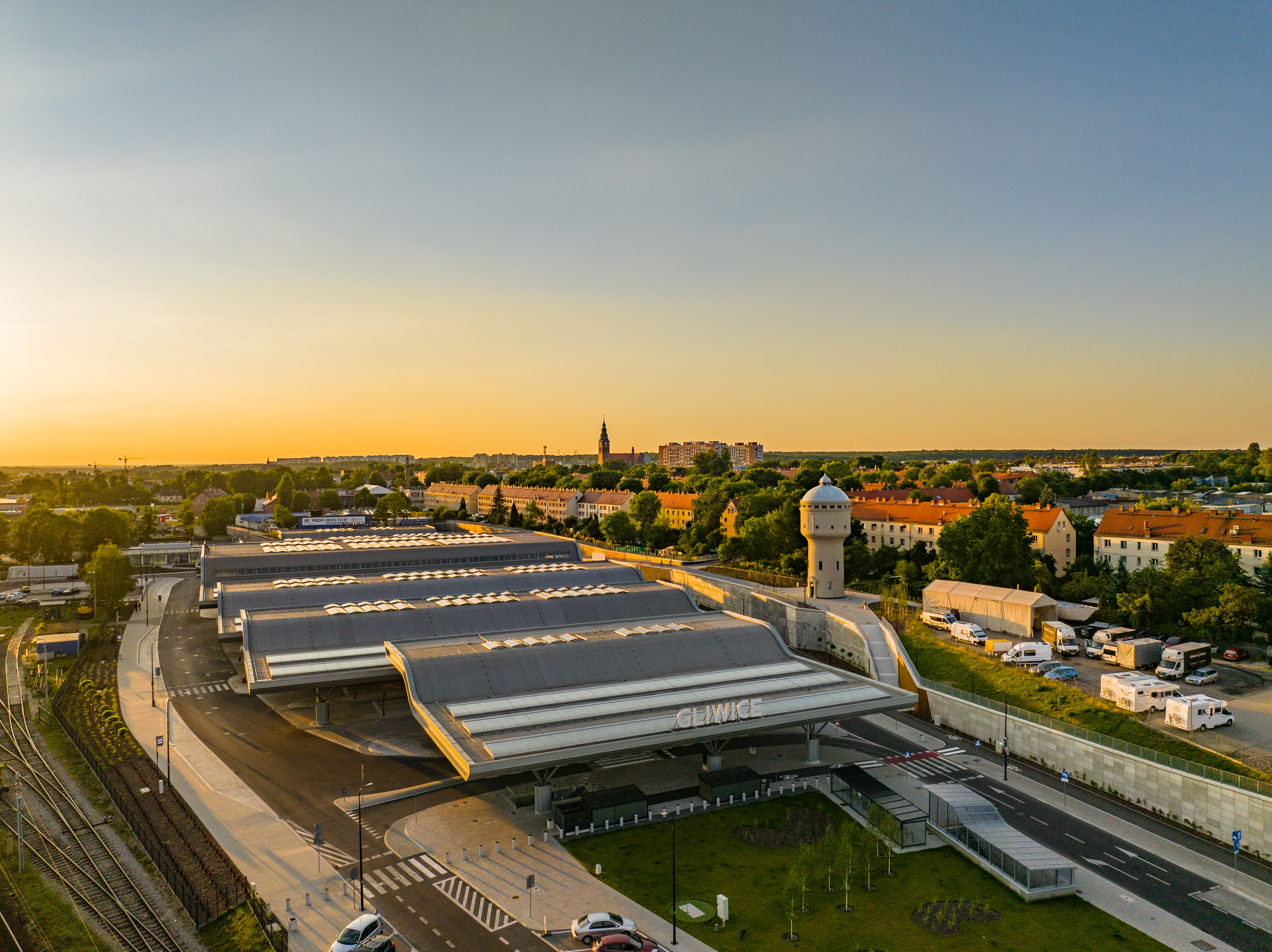 fot. R. Neumann From the Sky Centrum Przesiadkowe w Gliwicach