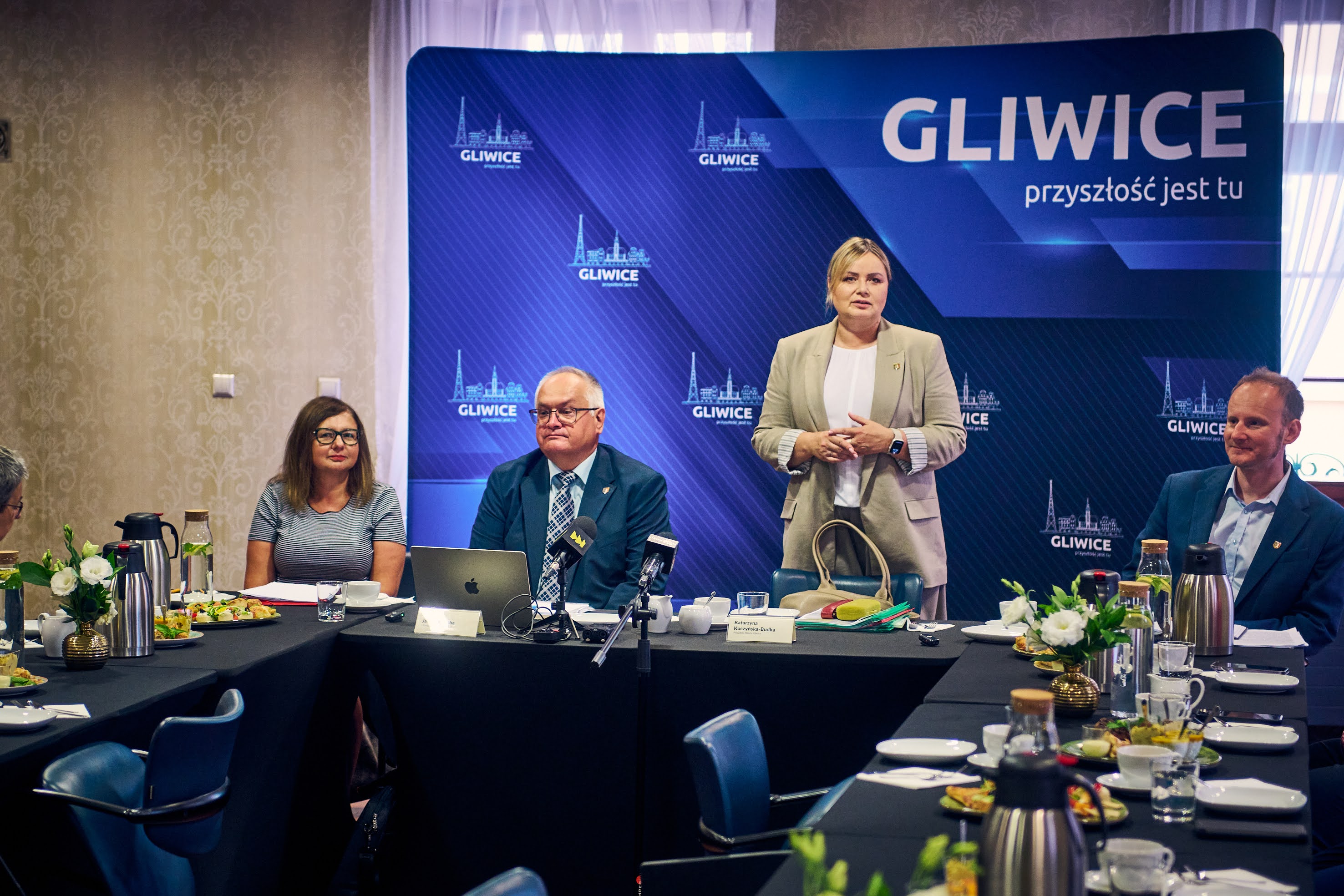 fot. M.Buksa/UM Gliwice Zdjęcie ze śniadania prasowego