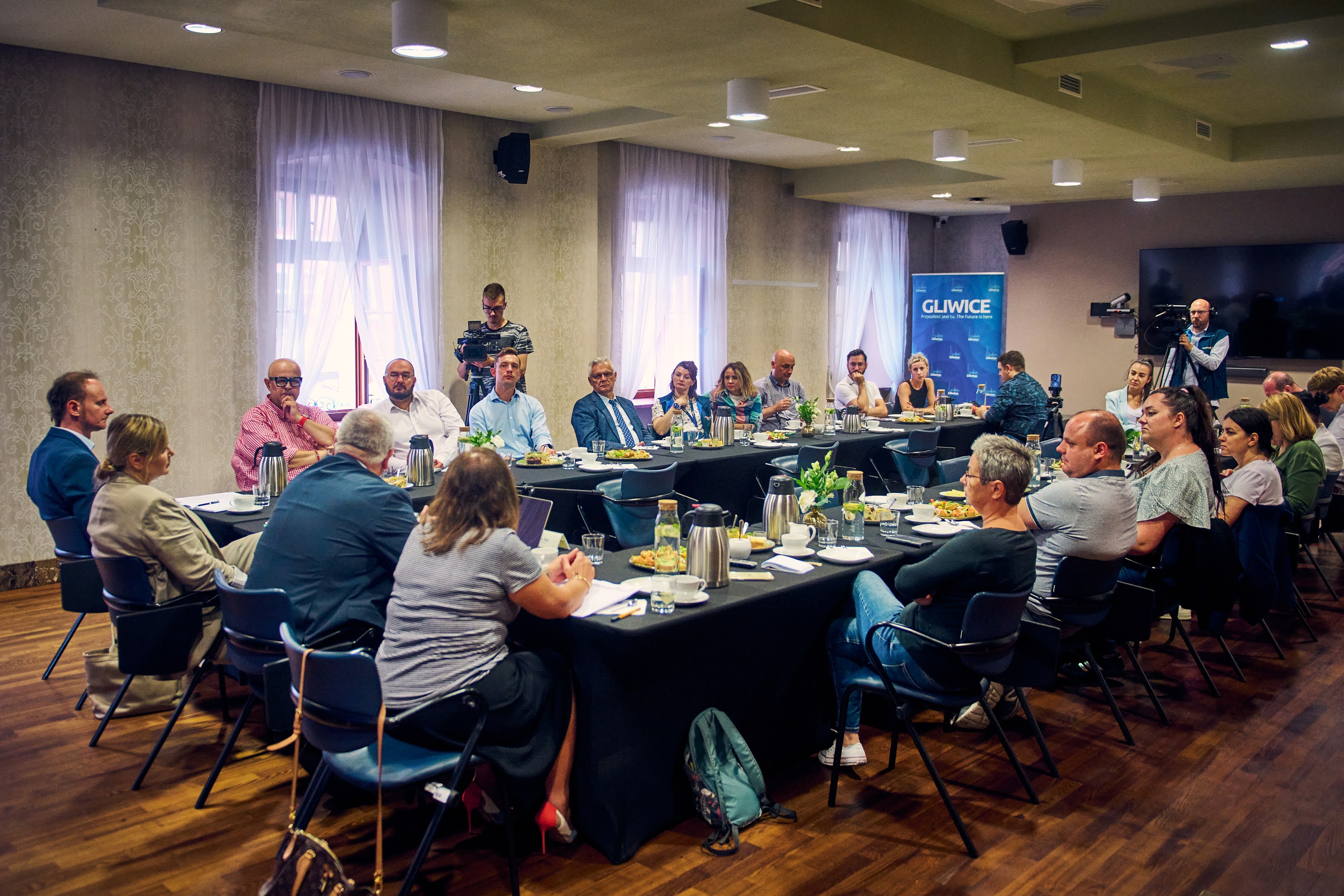 fot. M.Buksa/UM Gliwice Zdjęcie ze sniadania prasowego