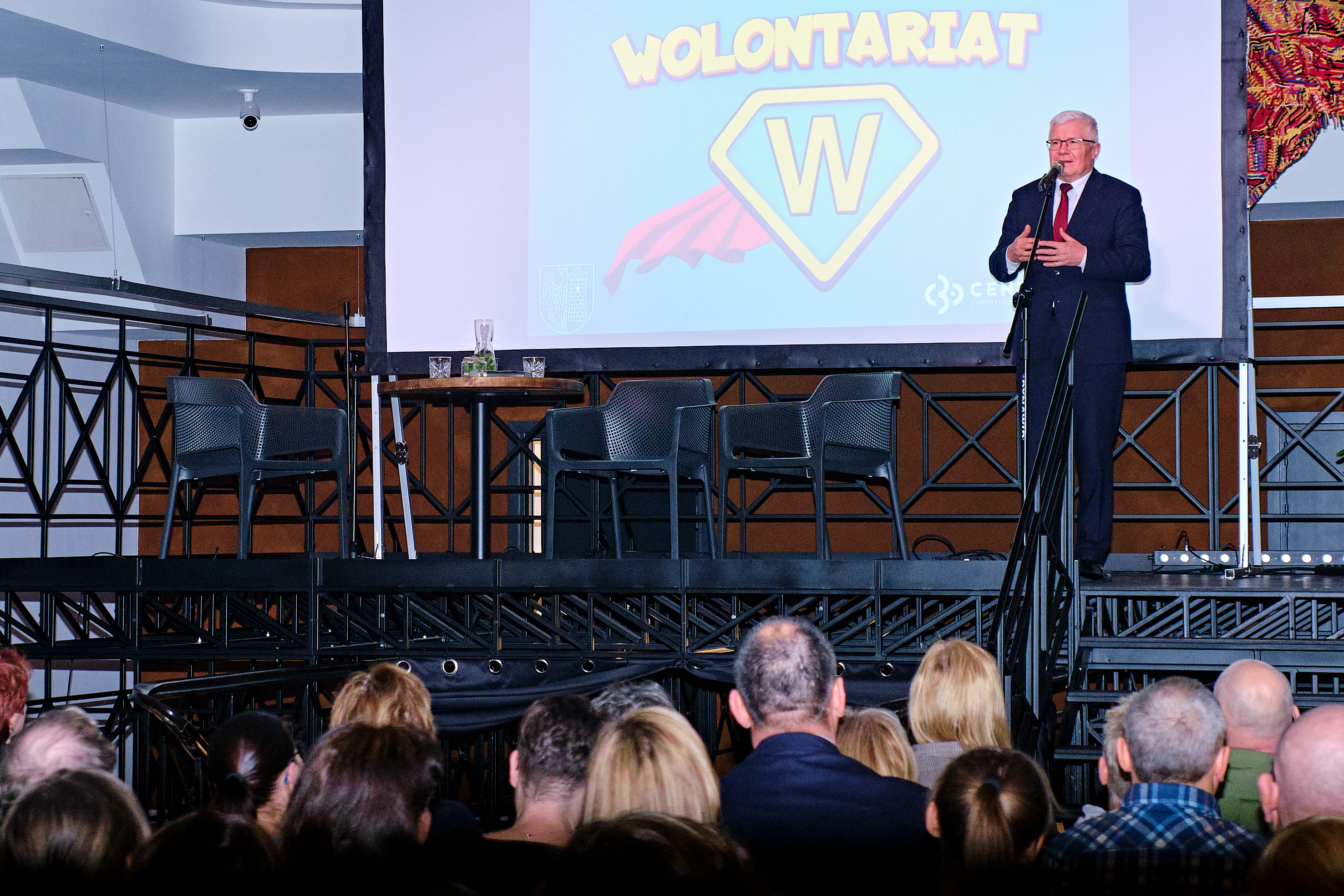 Fot. M. Buksa/ UM w Gliwicach Prezydent Gliwic, Adam Neumann podczas przemówienia