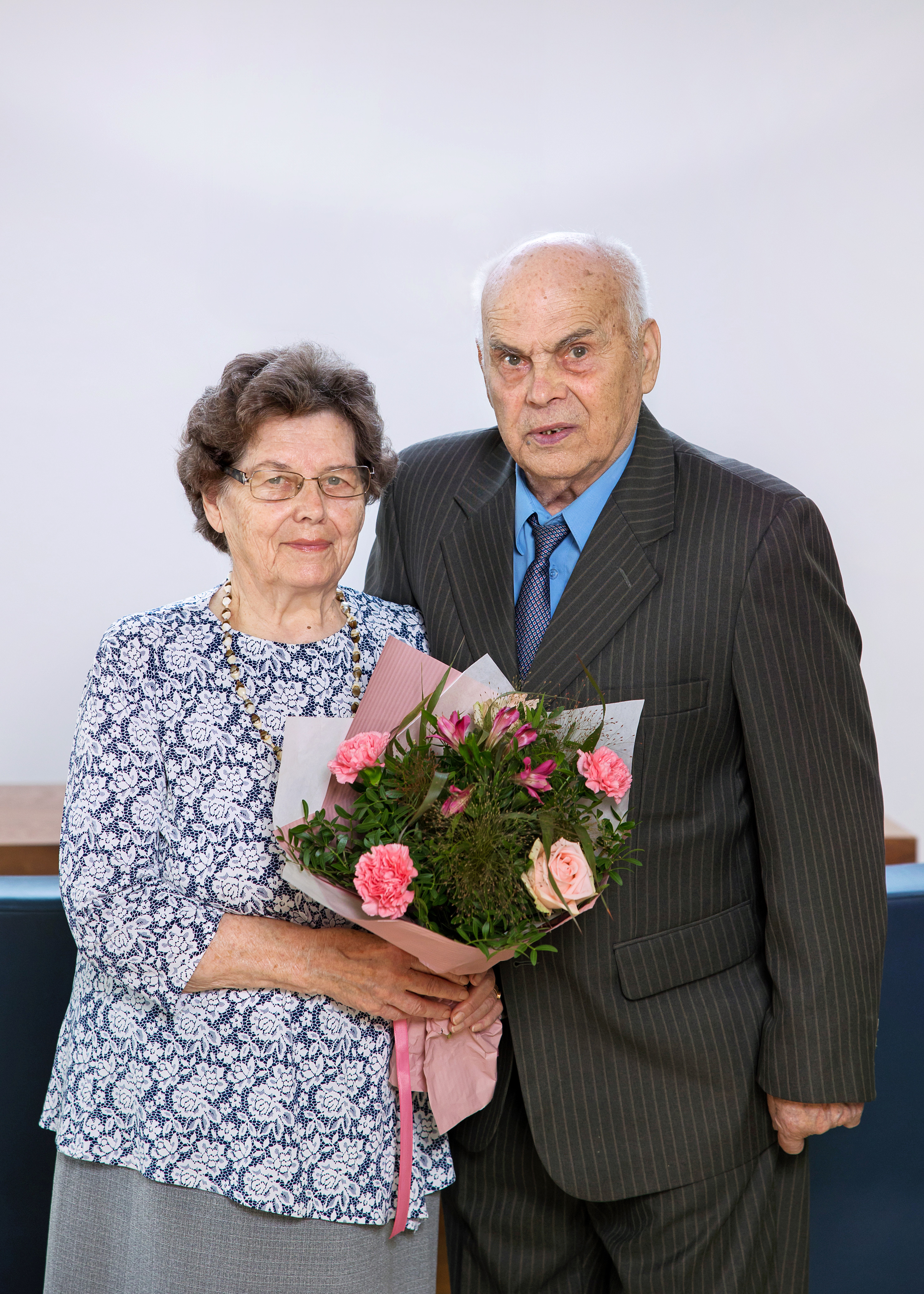 70-lecie małżeństwa świętowali Krystyna i Tadeusz Wolfowie. Fot. D.Nita-Garbiec/UM Gliwice Krystyna i Tadeusz Wolf