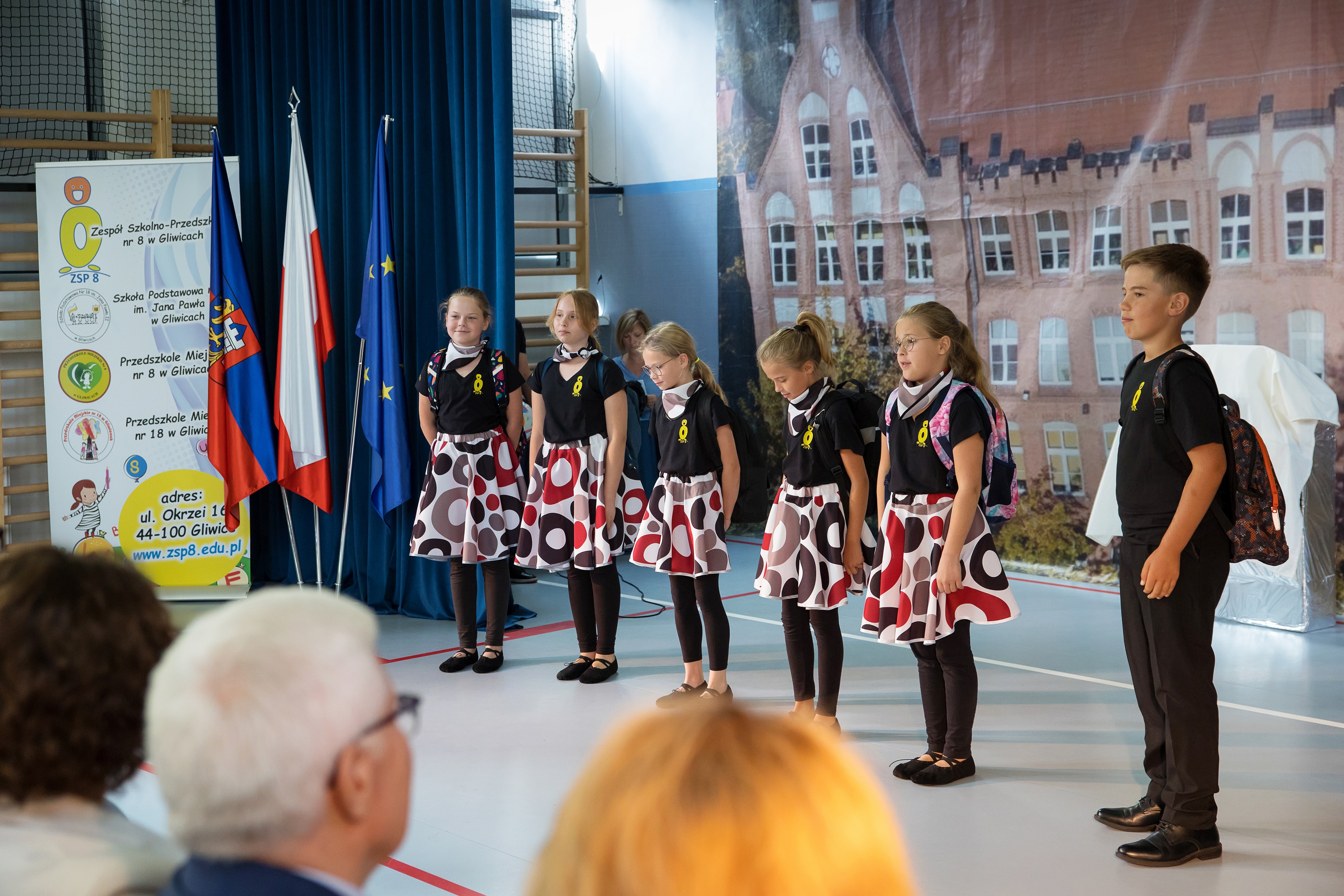Fot. D. Nita-Garbiec/ UM w Gliwicach Uczniowie podczas występu